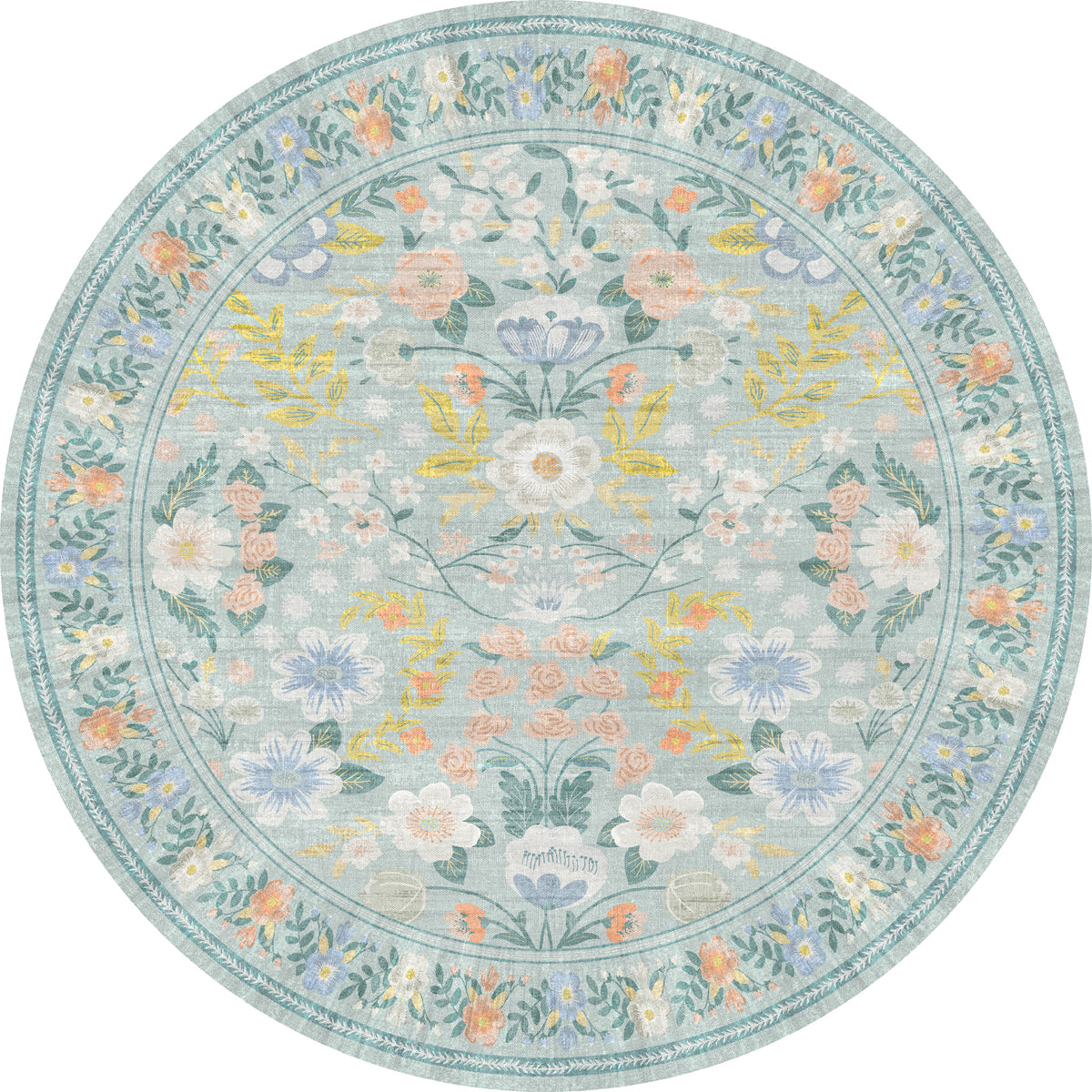 Cecilia Floraler Vintage-Teppich