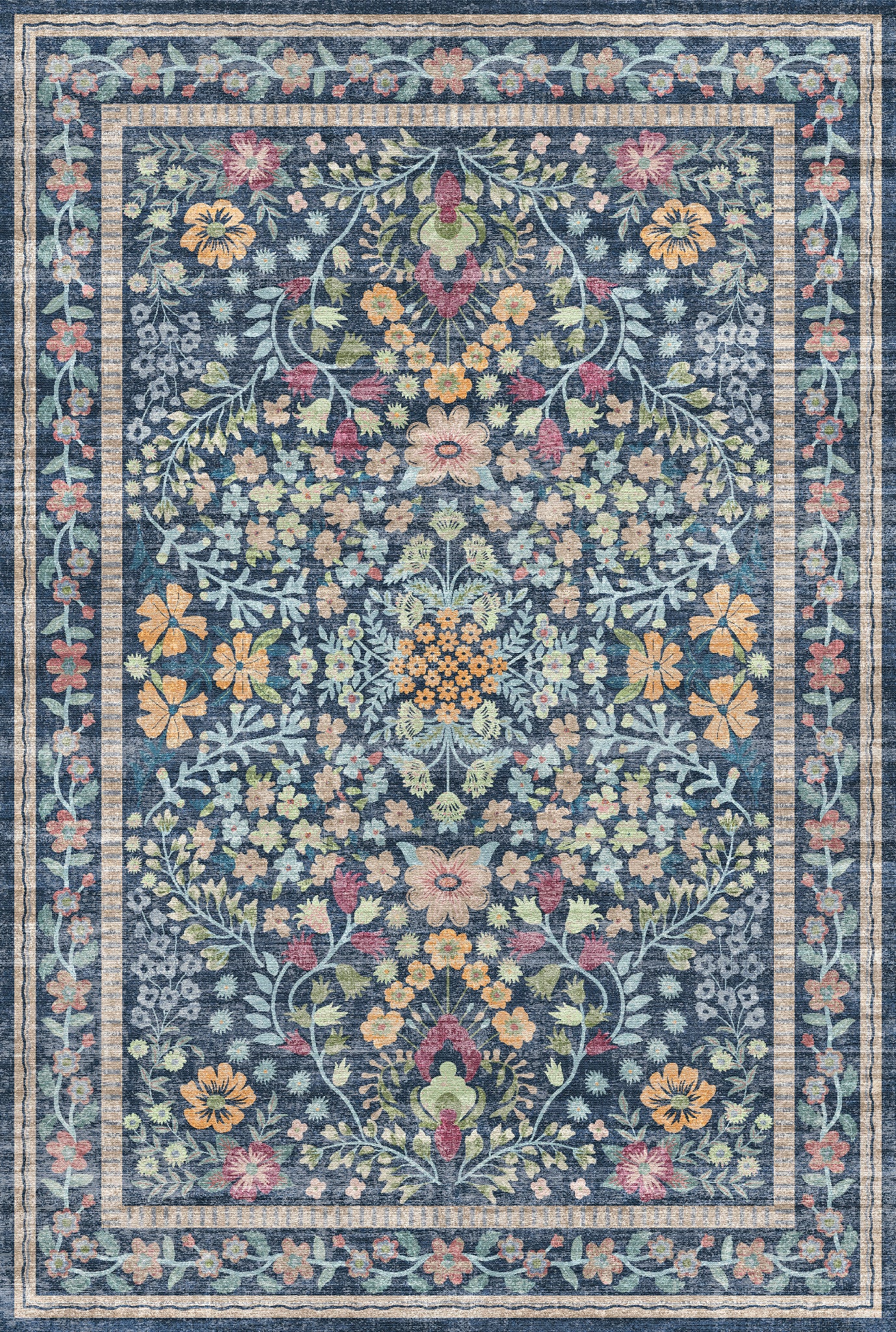 Chloe Κομψό Floral Rug
