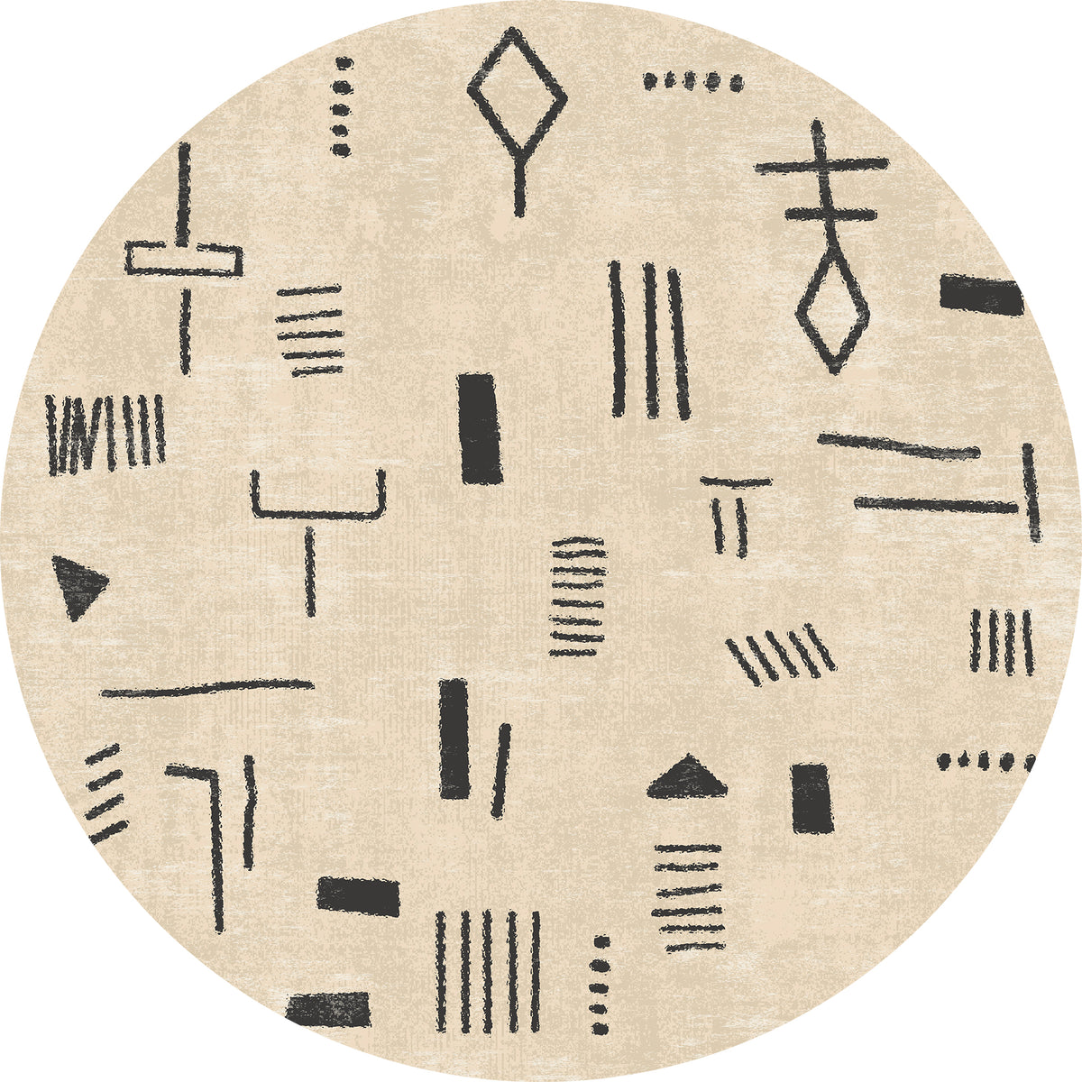 Veya Abstrakt Geometrisk Designmatta