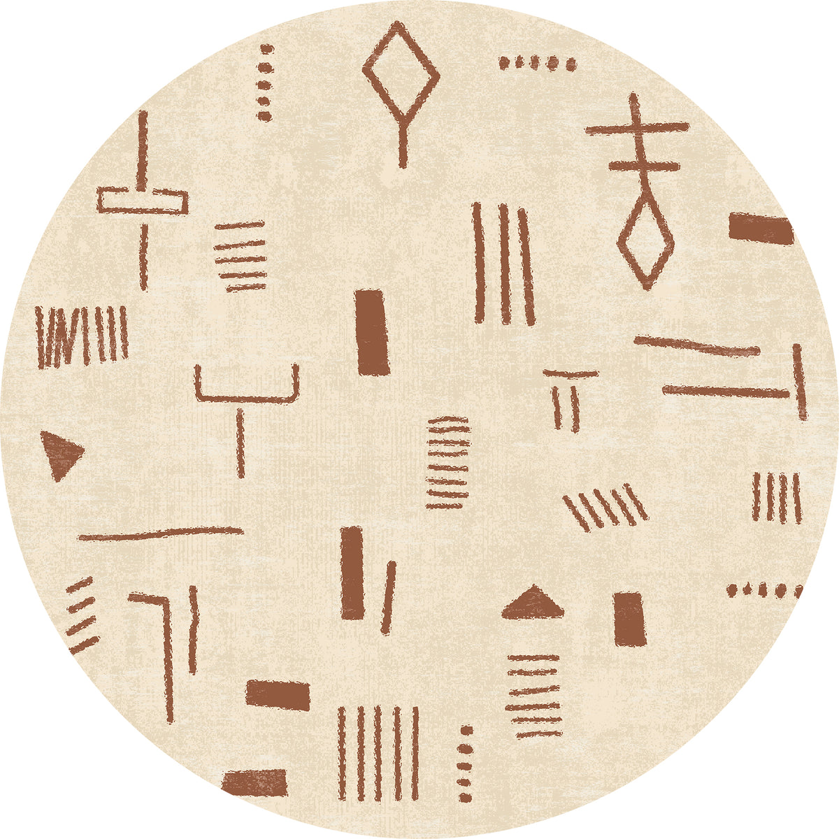 Veya Abstrakt Geometrisk Designmatta