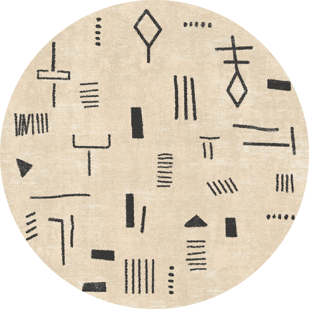 Veya Abstrakt Geometrisk Designmatta