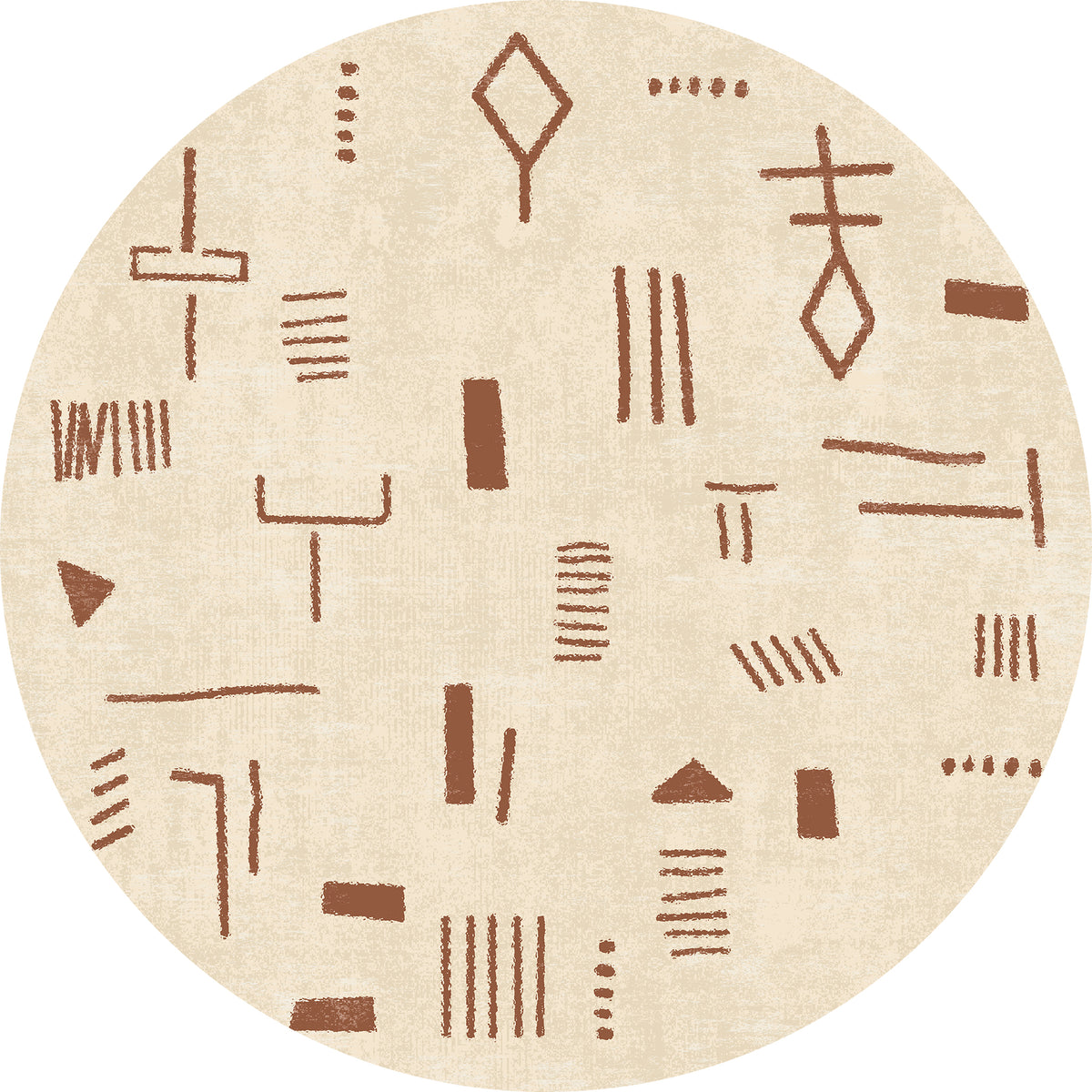 Veya Abstrakt Geometrisk Designmatta