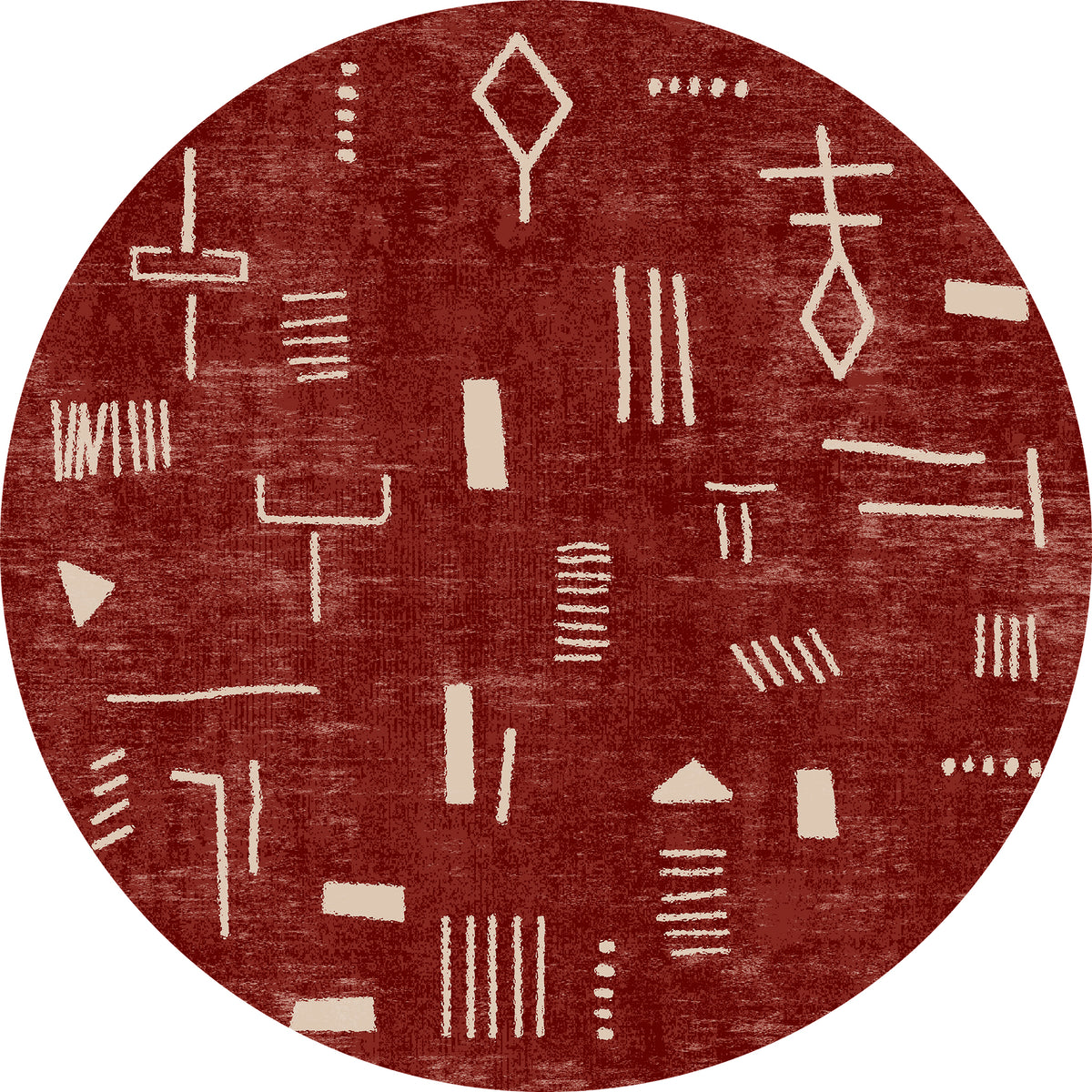 Veya Abstrakt Geometrisk Designmatta