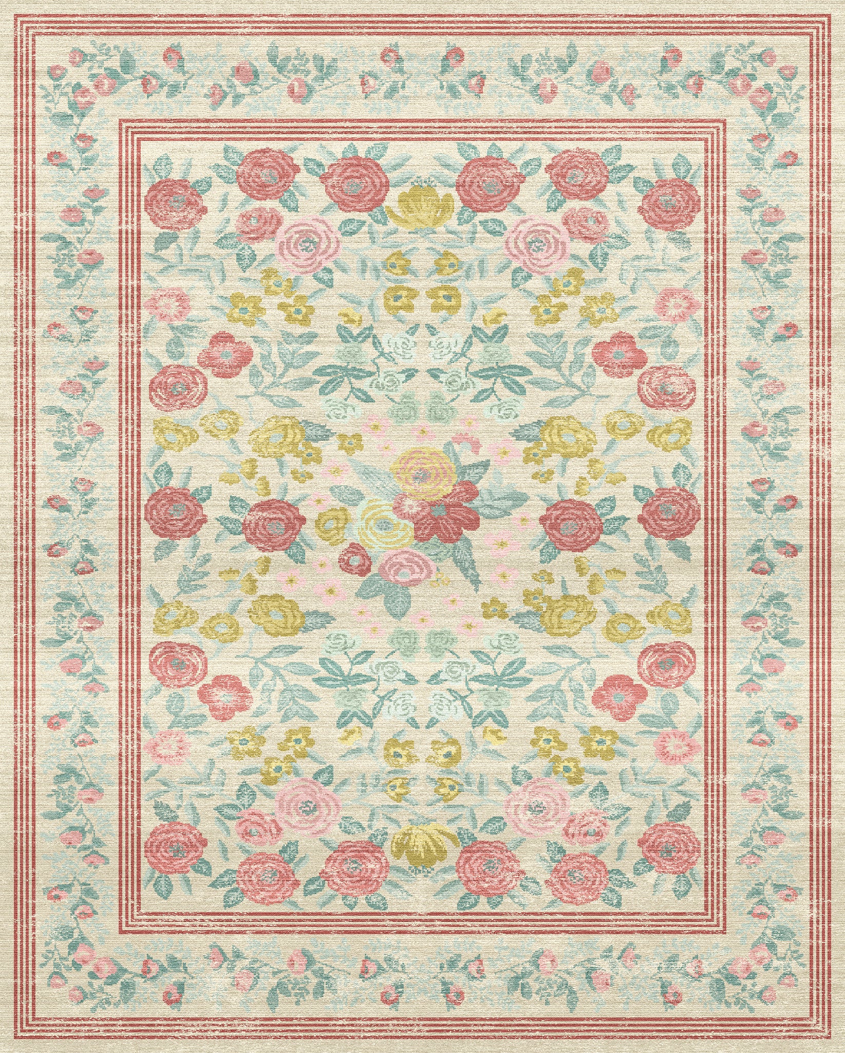 Noemie Реколта флорален килим