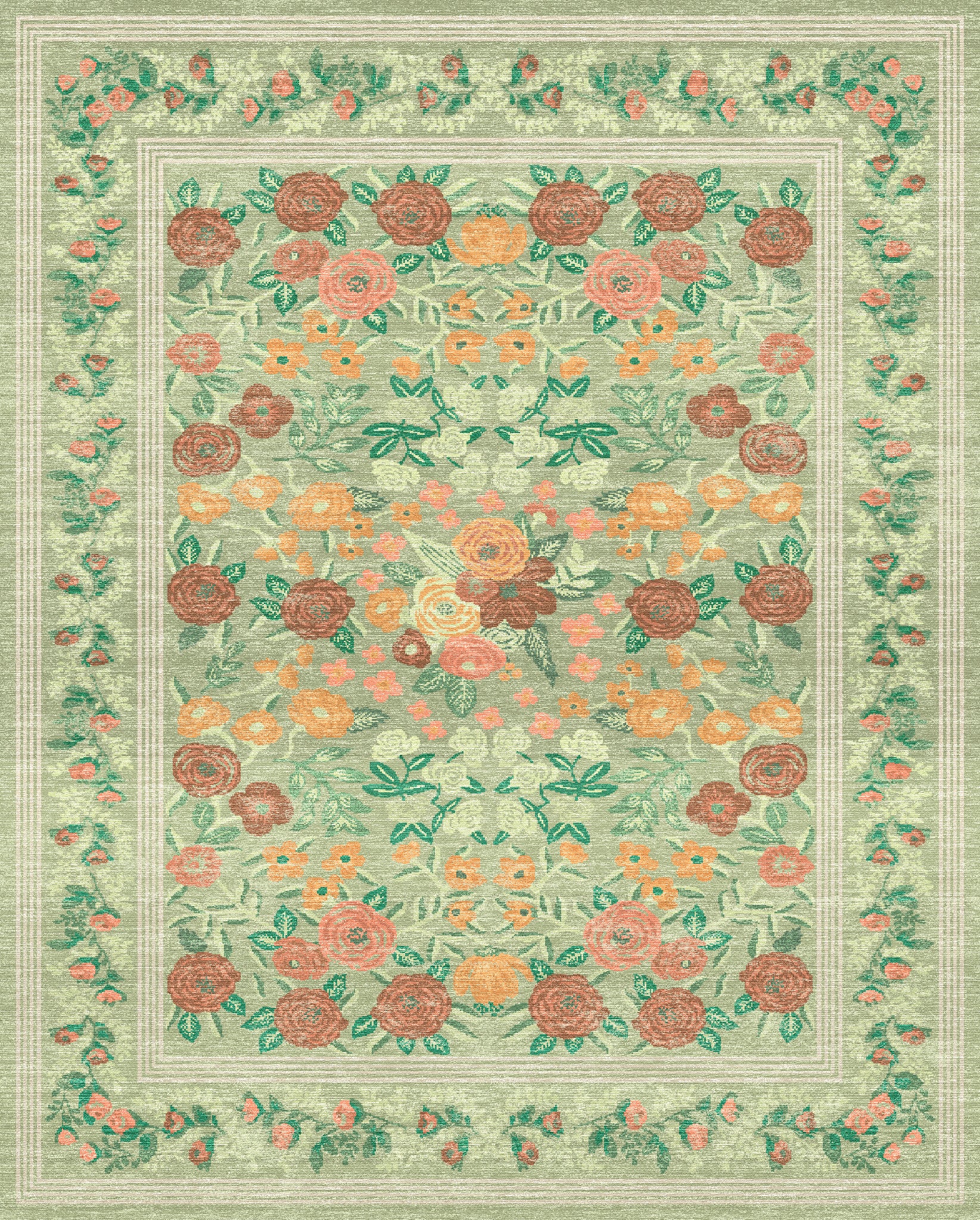 Noemie Реколта флорален килим