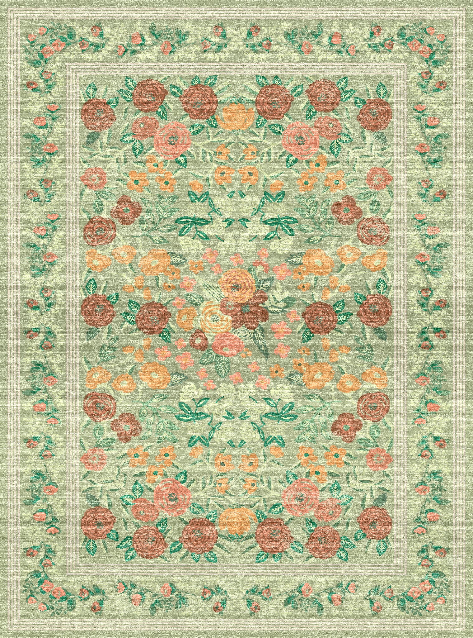 Noemie Реколта флорален килим