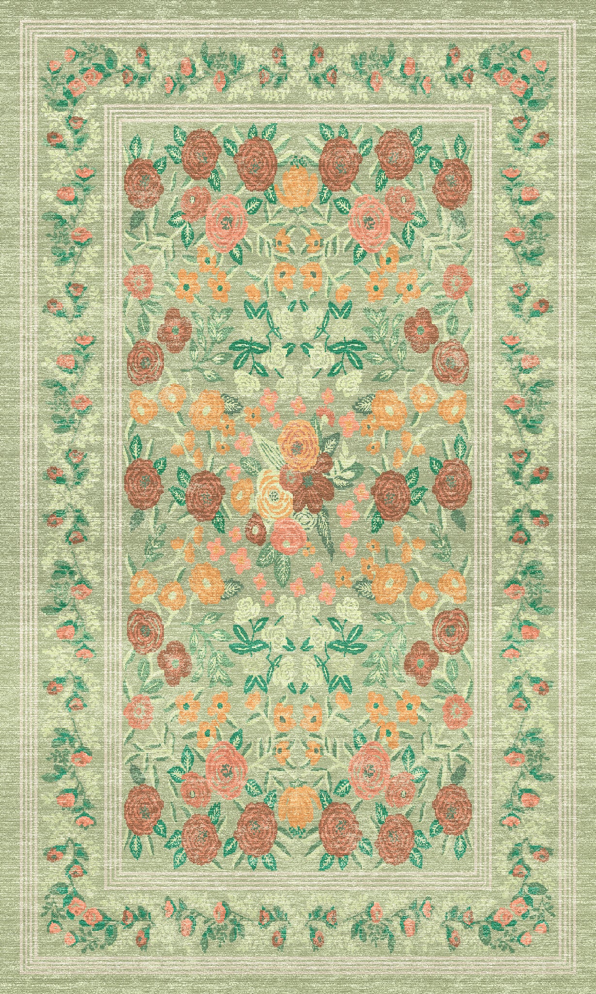 Noemie Реколта флорален килим