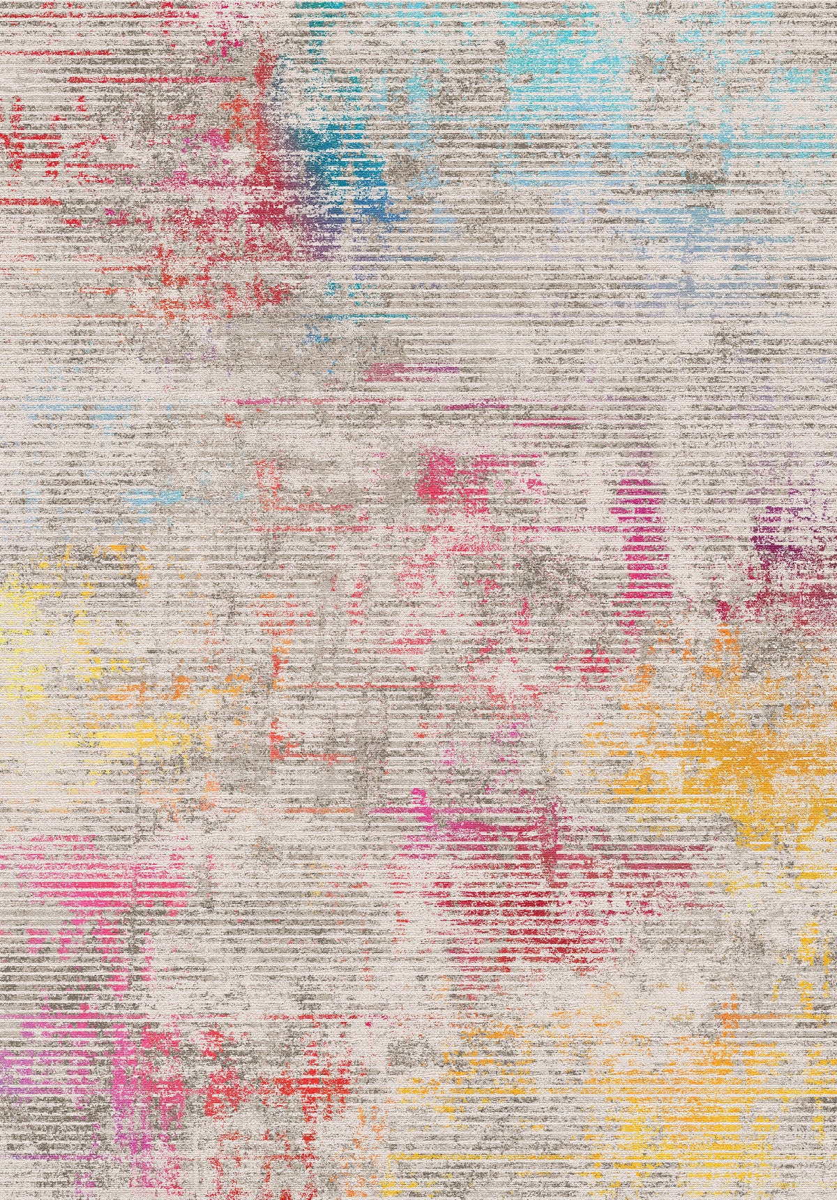 Lea Distressed Linear Rug