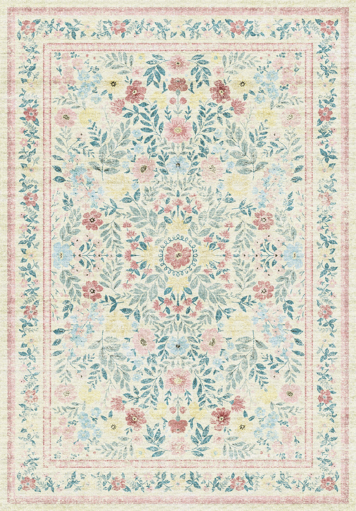 Olivia Covor floral vintage