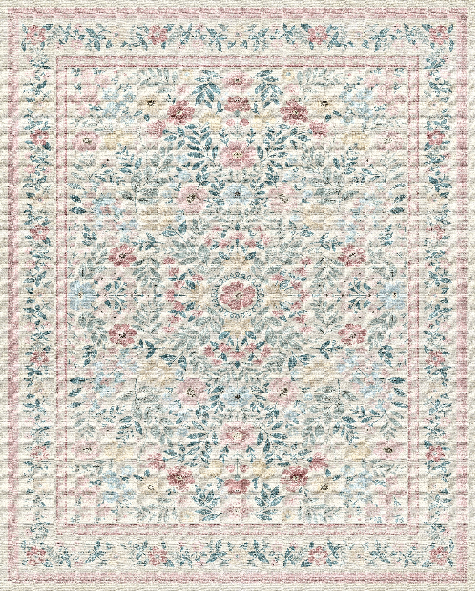 Olivia Vintage Floral Rug