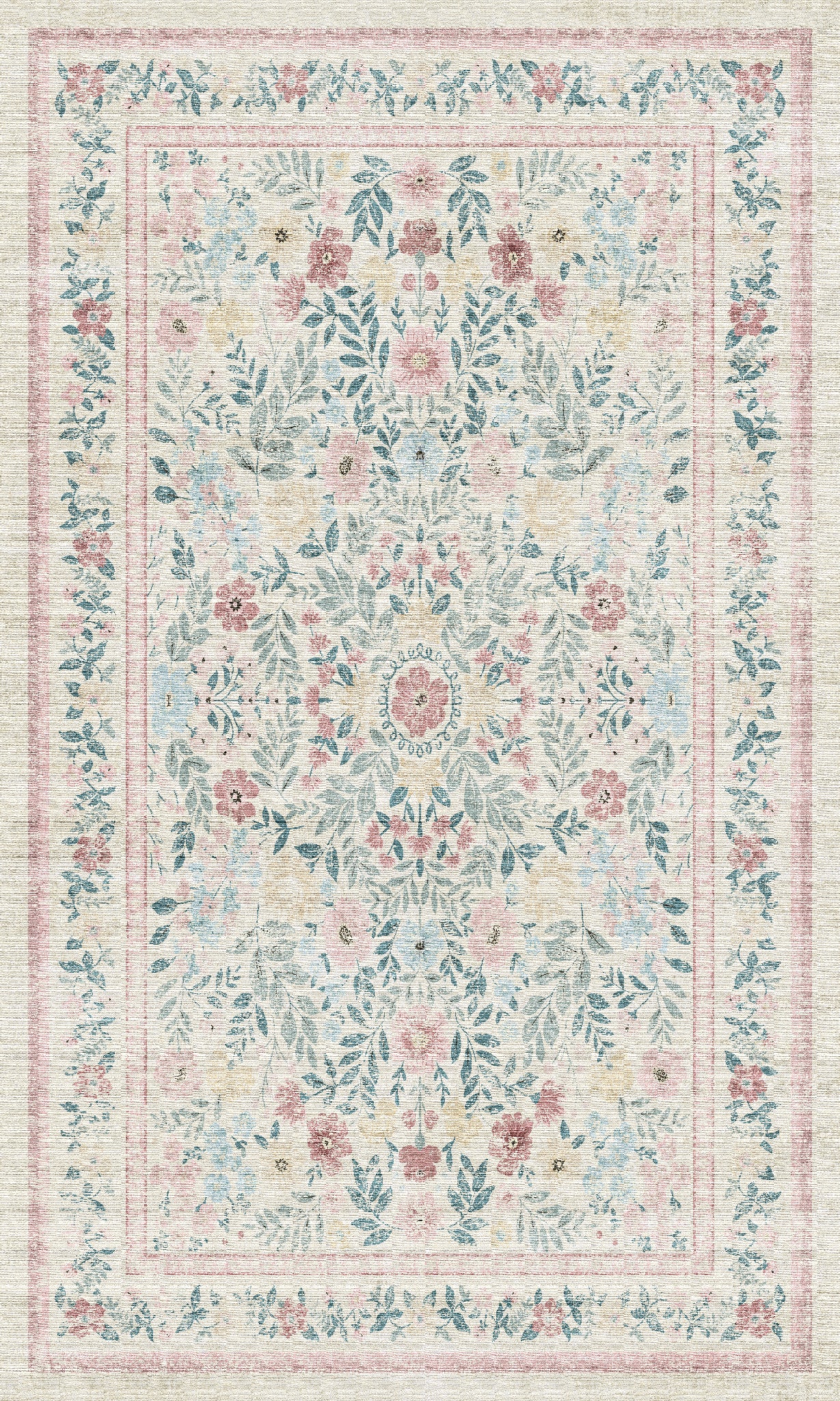 Olivia Vintage Floral Rug