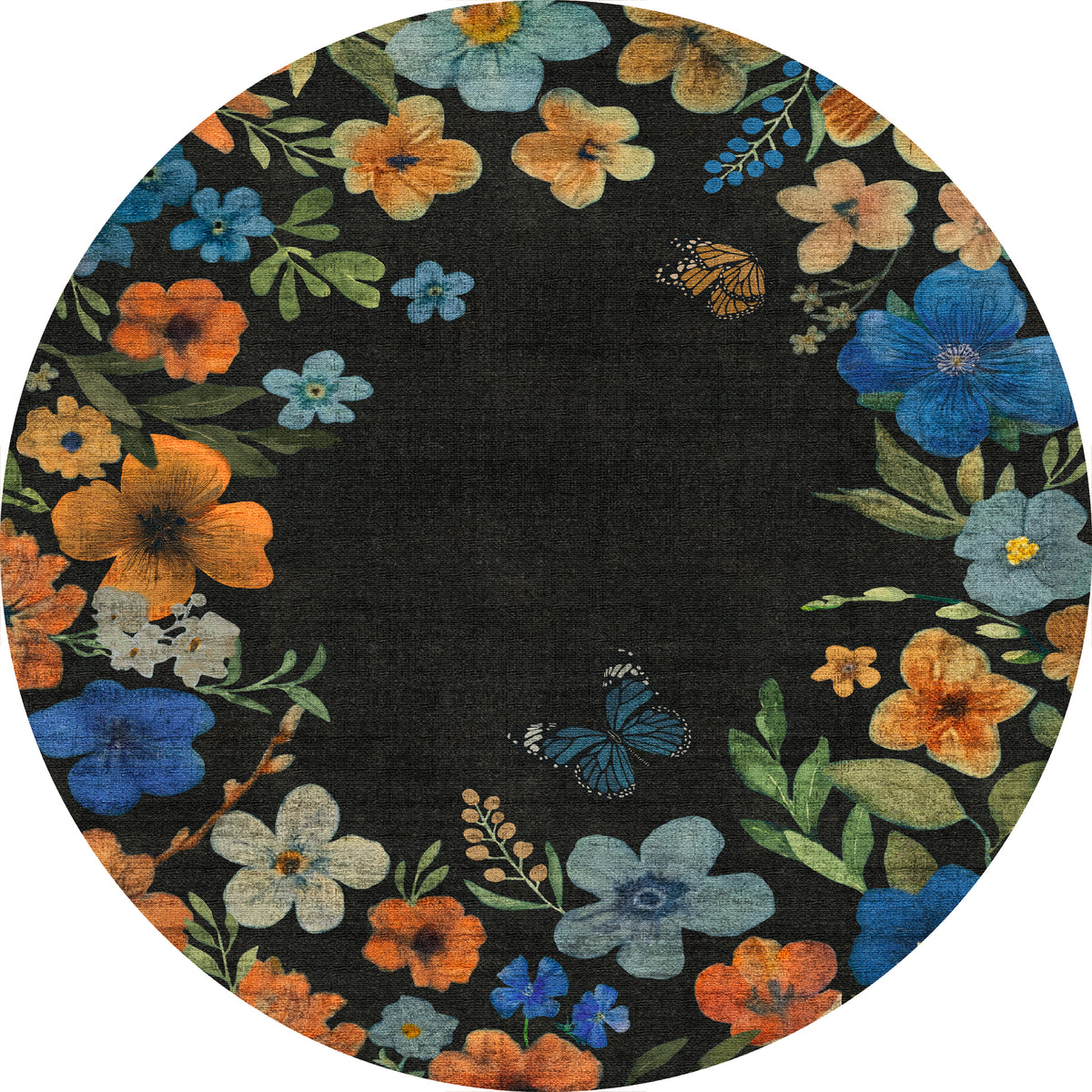 Marbella Tapete com moldura floral