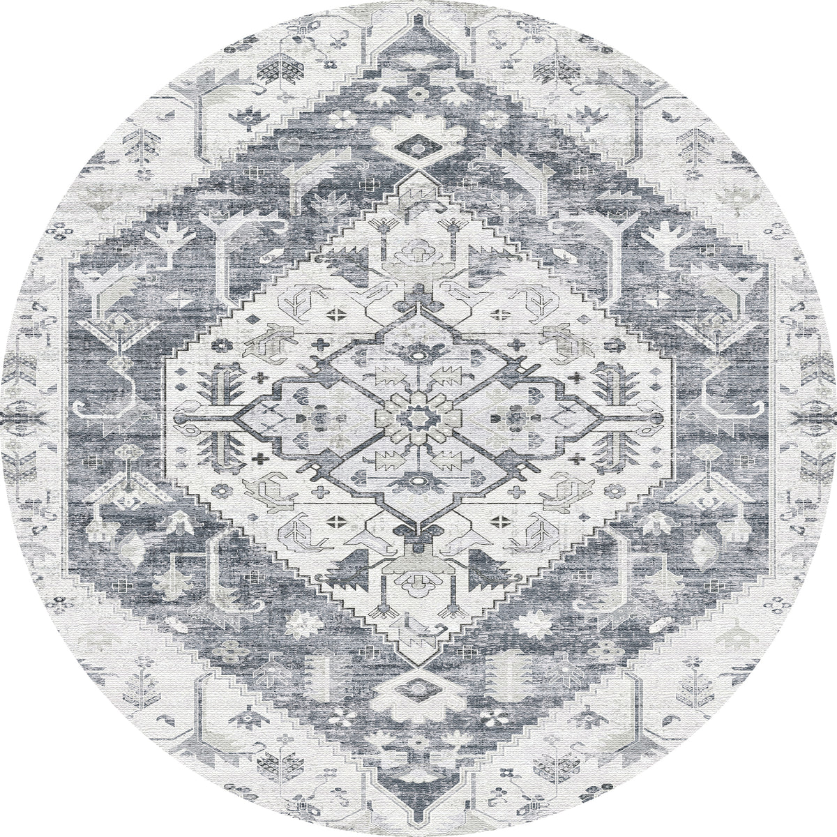 Emme Vintage-Medaillon-Teppich