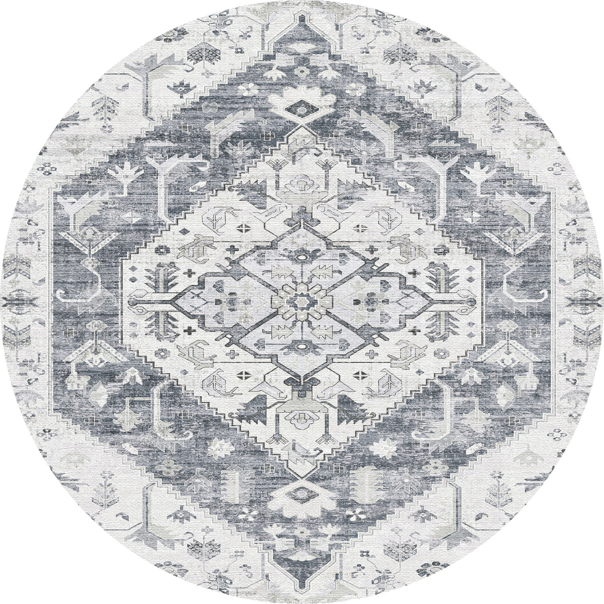 Emme Vintage-Medaillon-Teppich