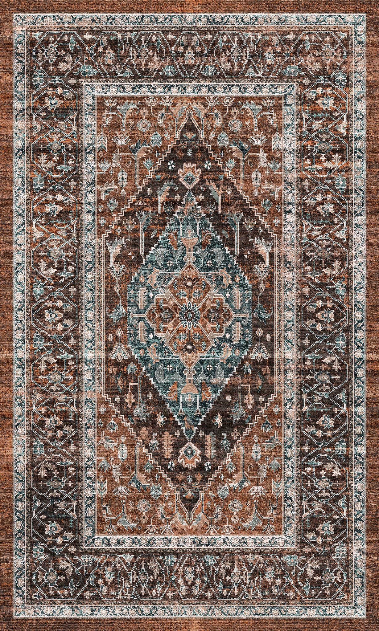 Emme Vintage Medallion Rug