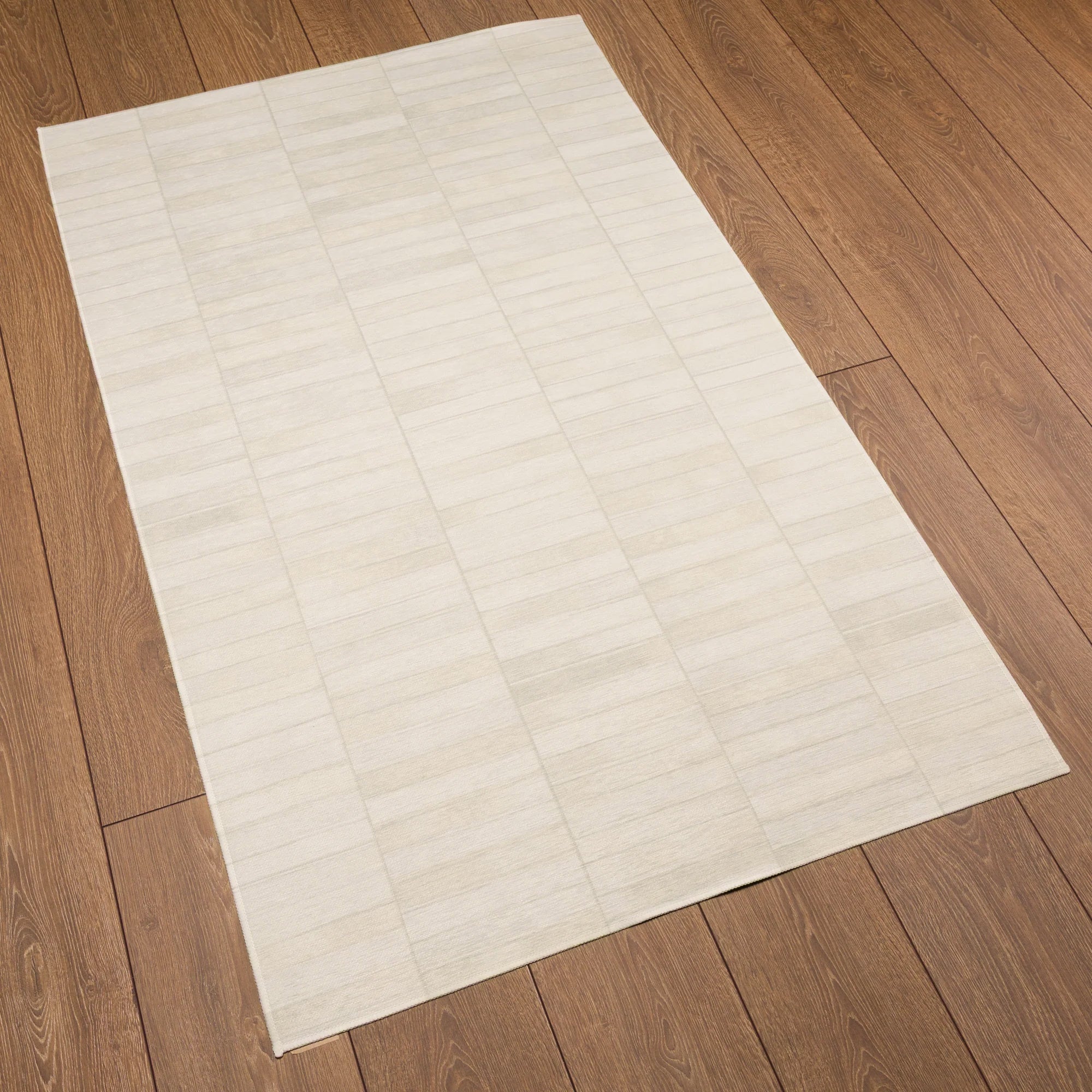 Sela Tapis Rayé À Motifs Texturés