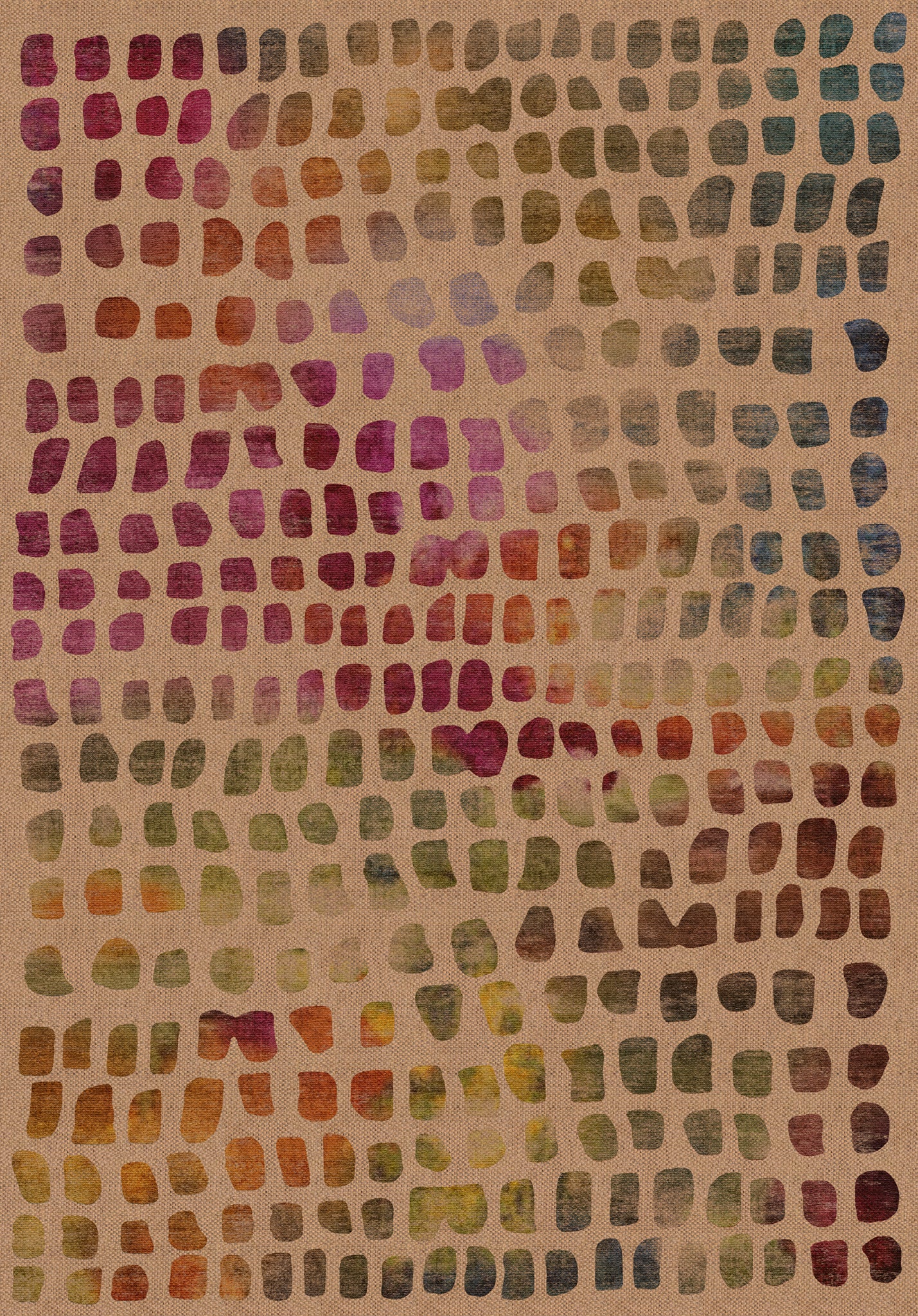 Antonia Abstract Dot Outdoor Rug – Multicolor – 150x215