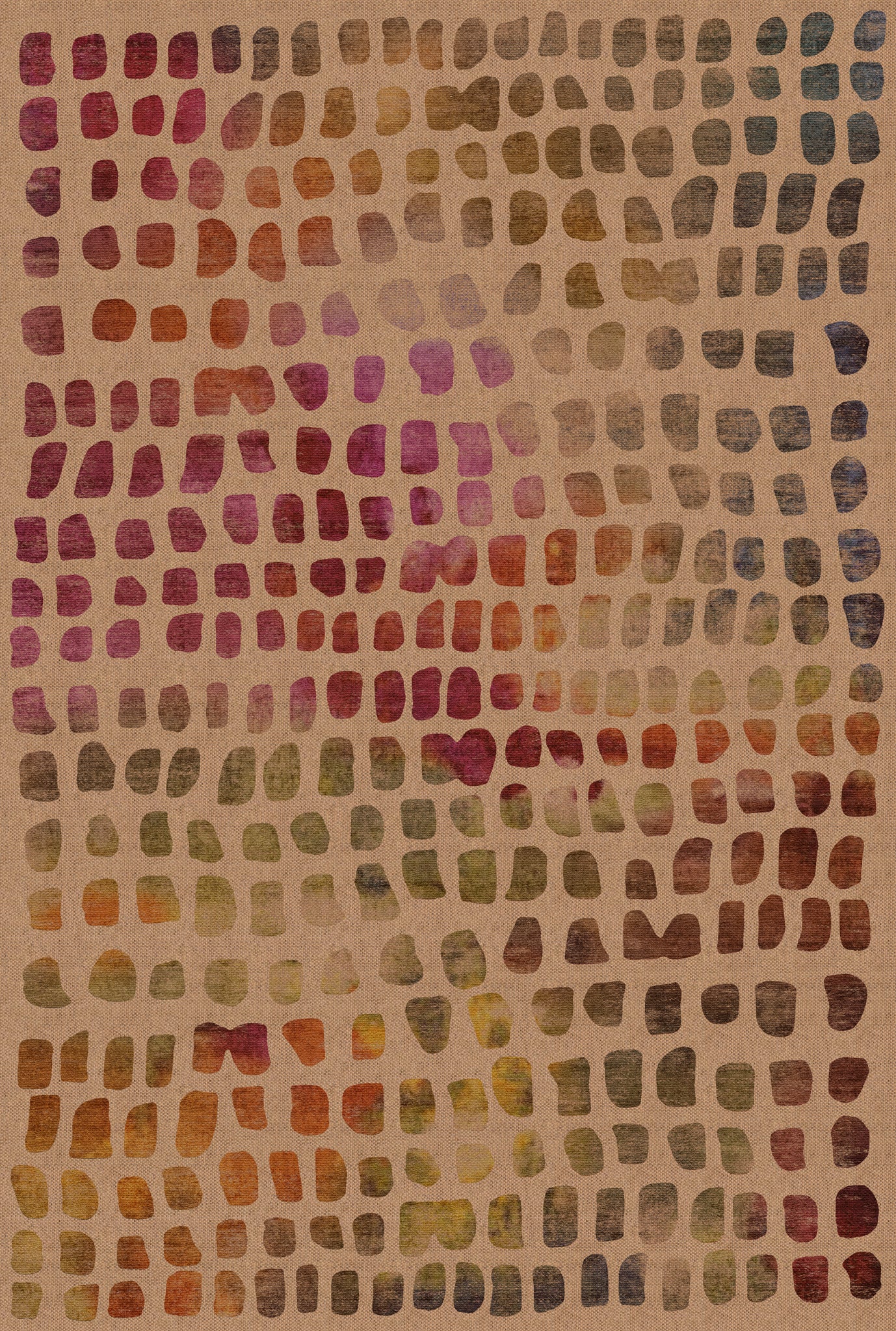 Antonia Abstract Dot Outdoor Rug – Multicolor – 185x275