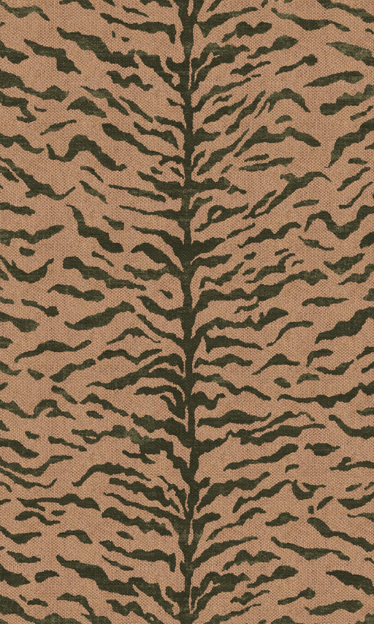 Jana Zebra Stripe Outdoor Rug – Green – 90x150