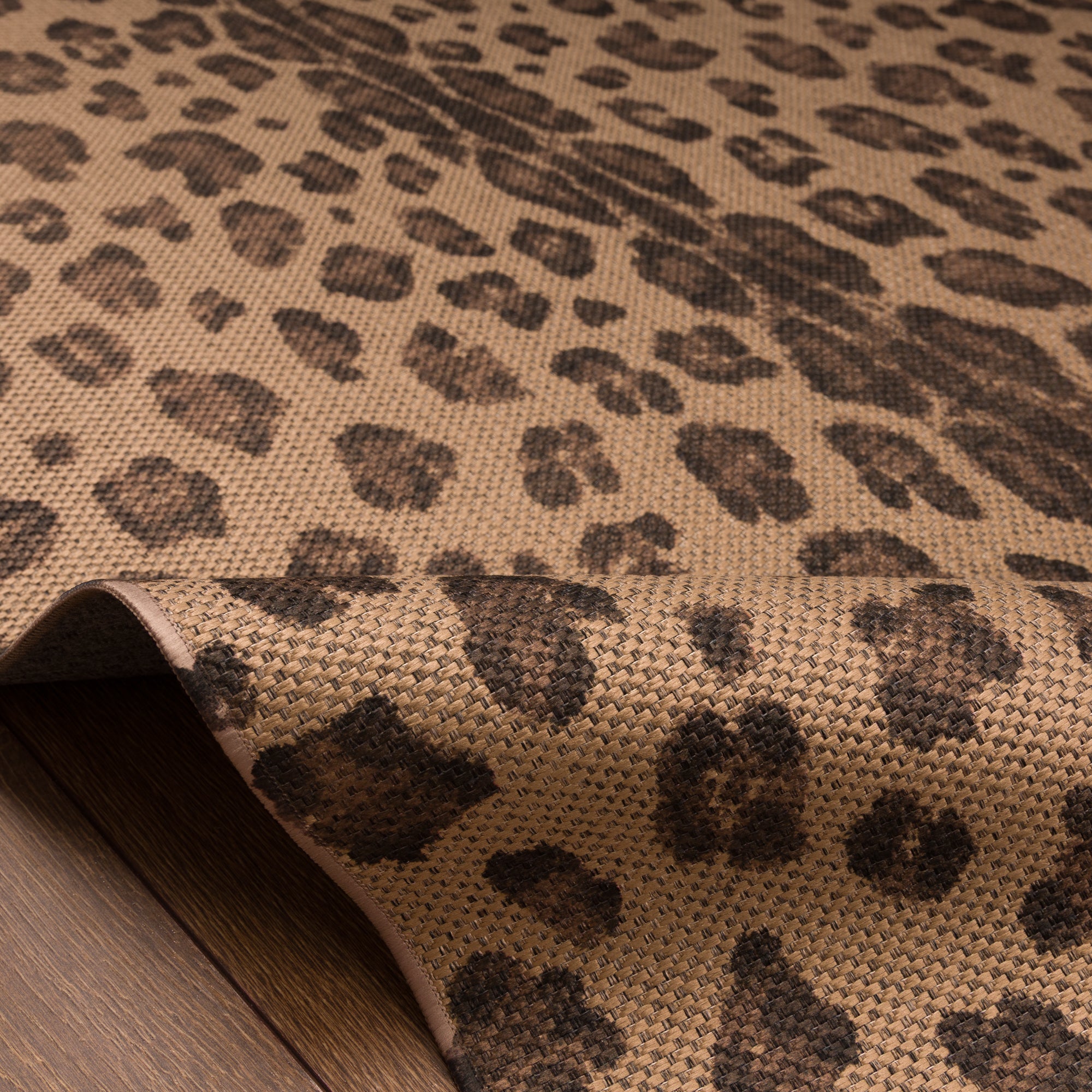 Blair Animal Print Outdoor Rug – Brown