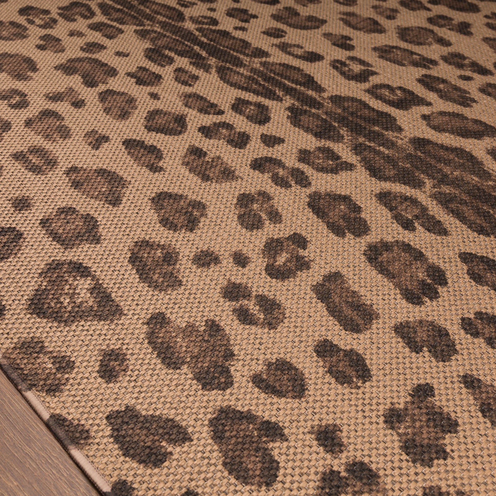 Blair Animal Print Outdoor Rug – Brown