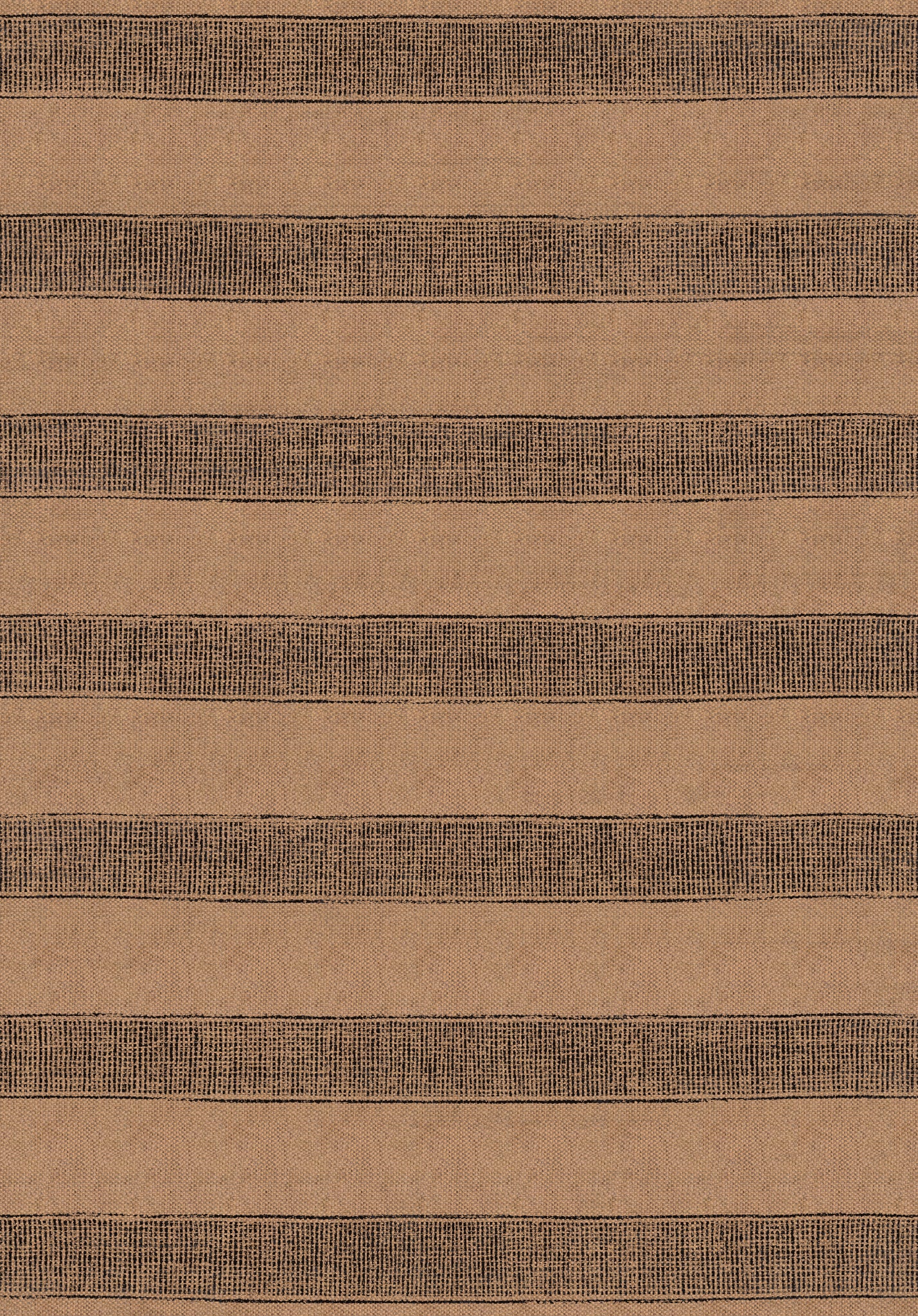Annie Textured Stripe Outdoor Rug – Black – 150x215