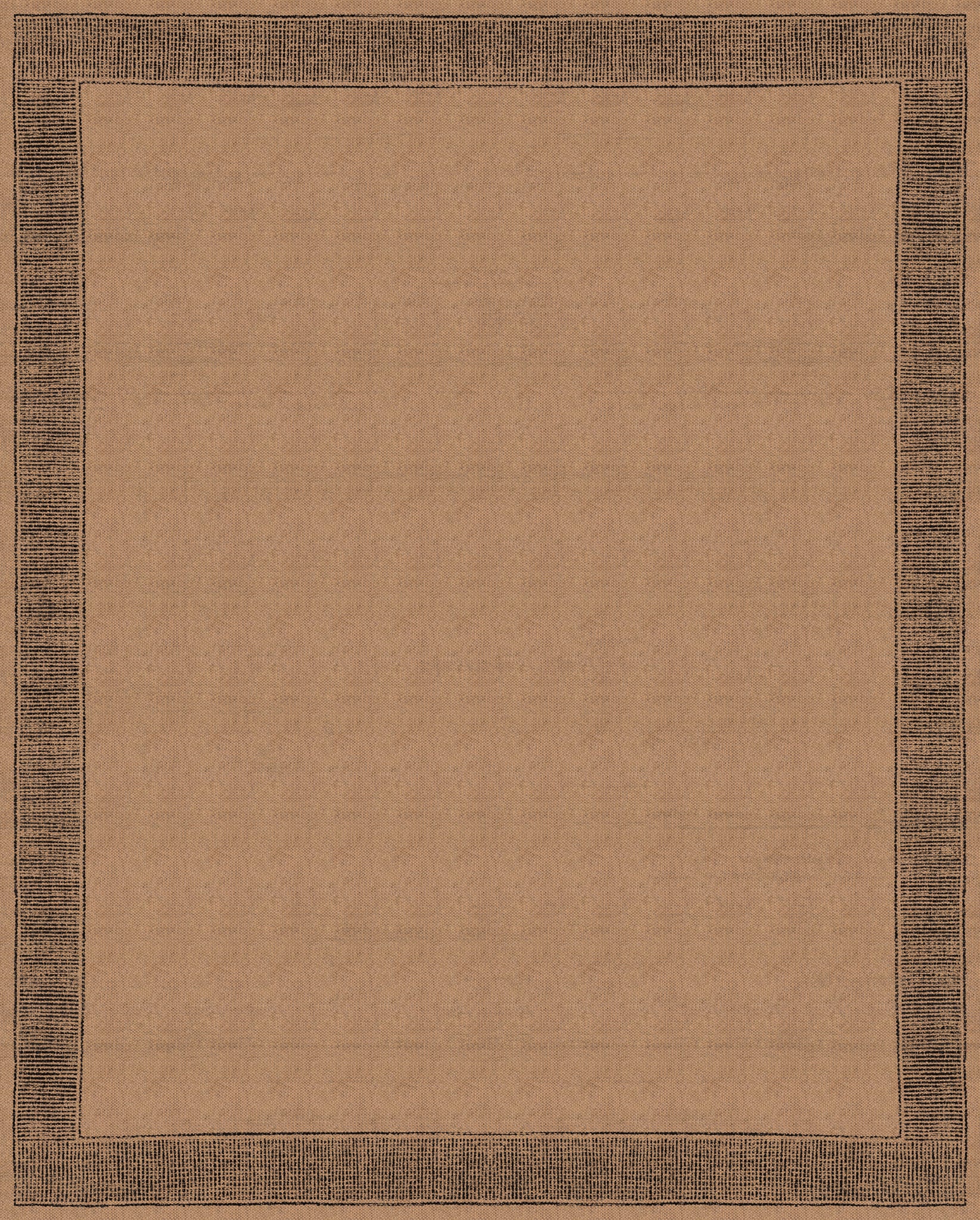 Lilah Border Geometric Outdoor Rug – Black – 245x305