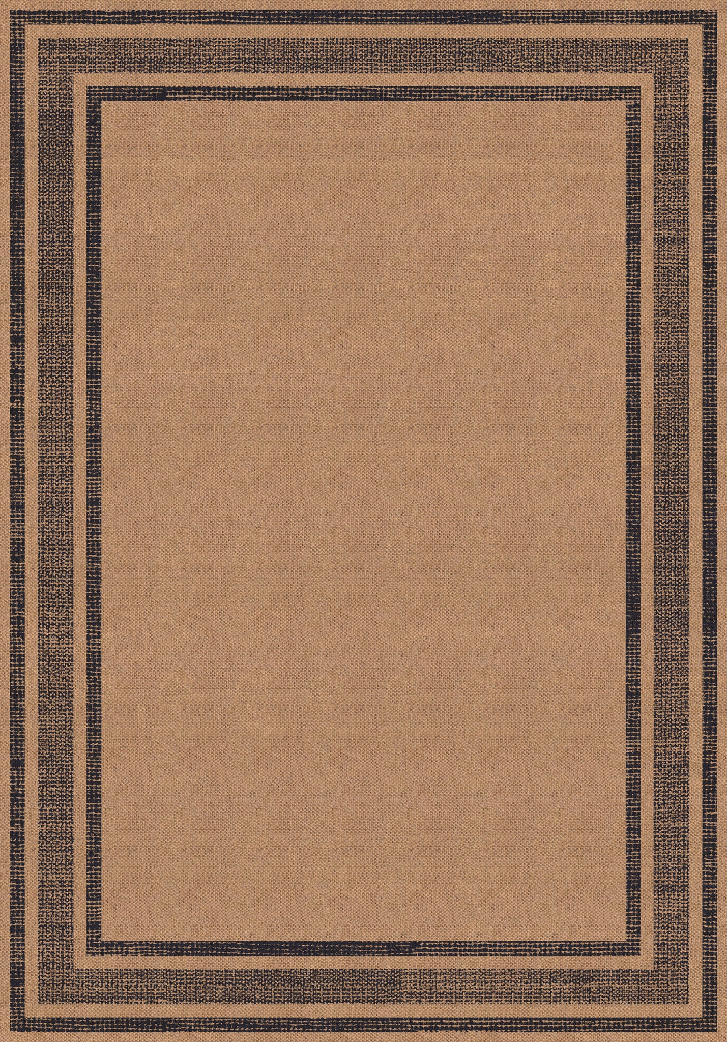 Leia Bordered Geometric Outdoor Rug – Navy – 150x215
