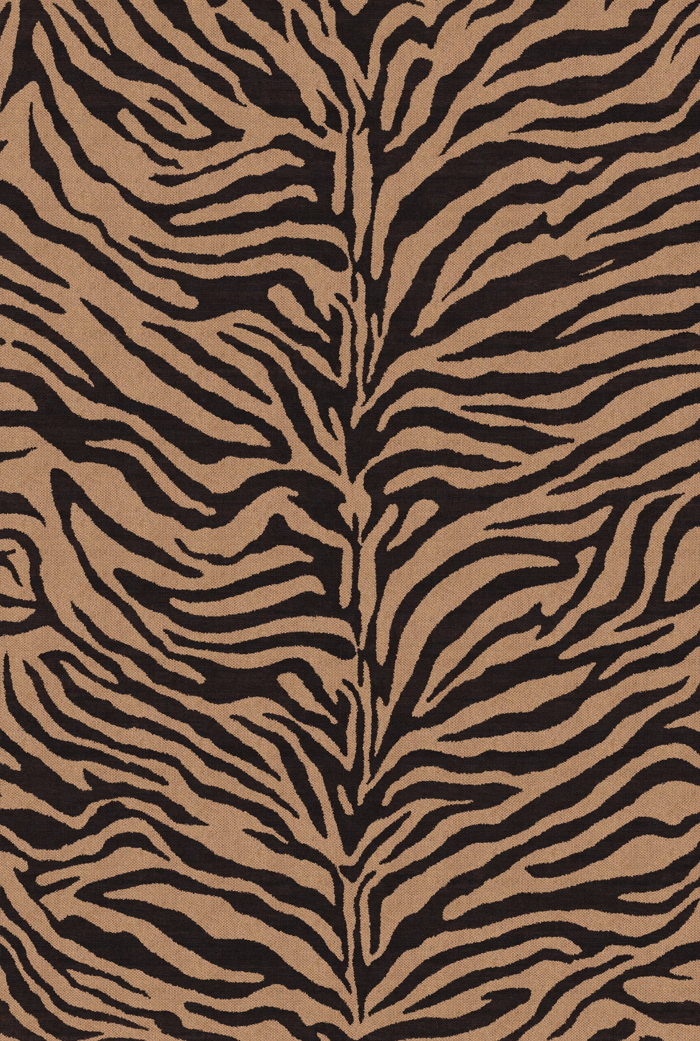 Kiley Zebra Stripe Outdoor Rug – Brown – 185x275