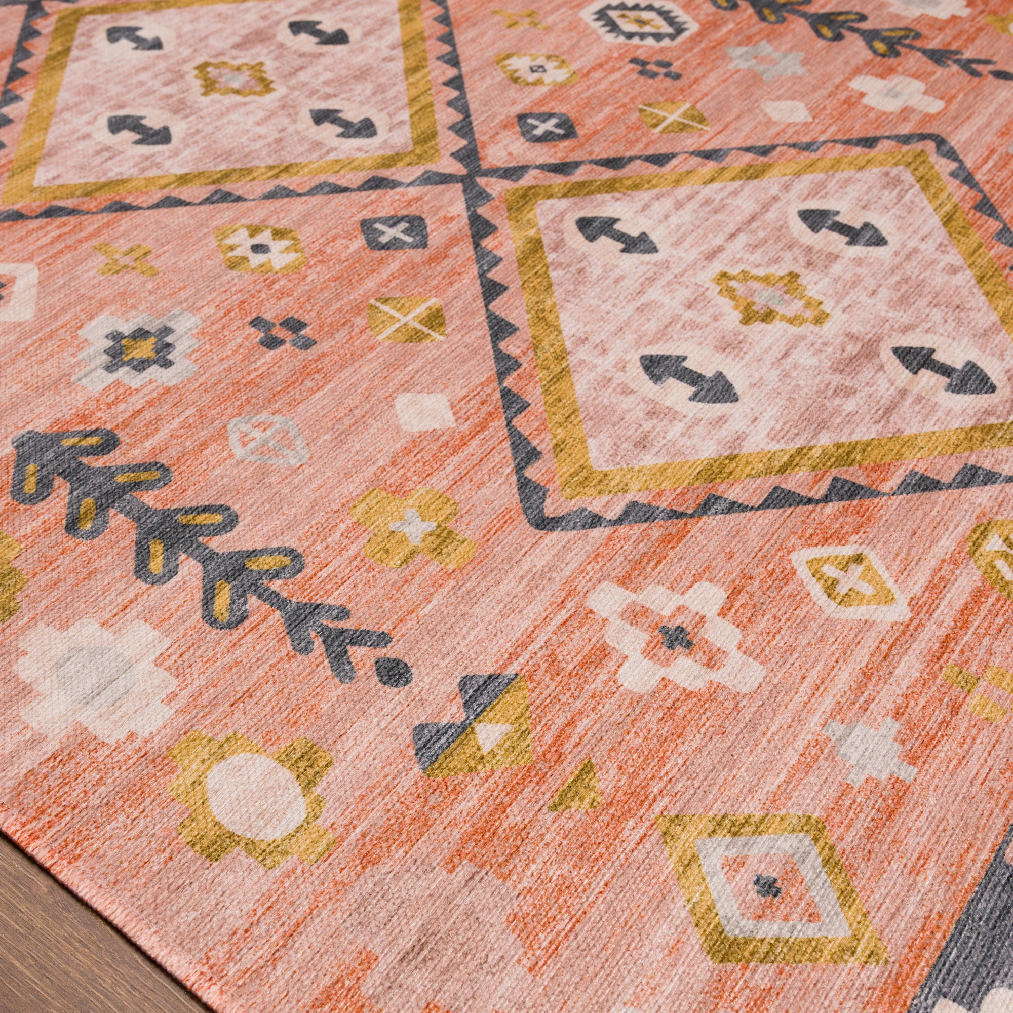 Amani Modern Boho Diamond Rug
