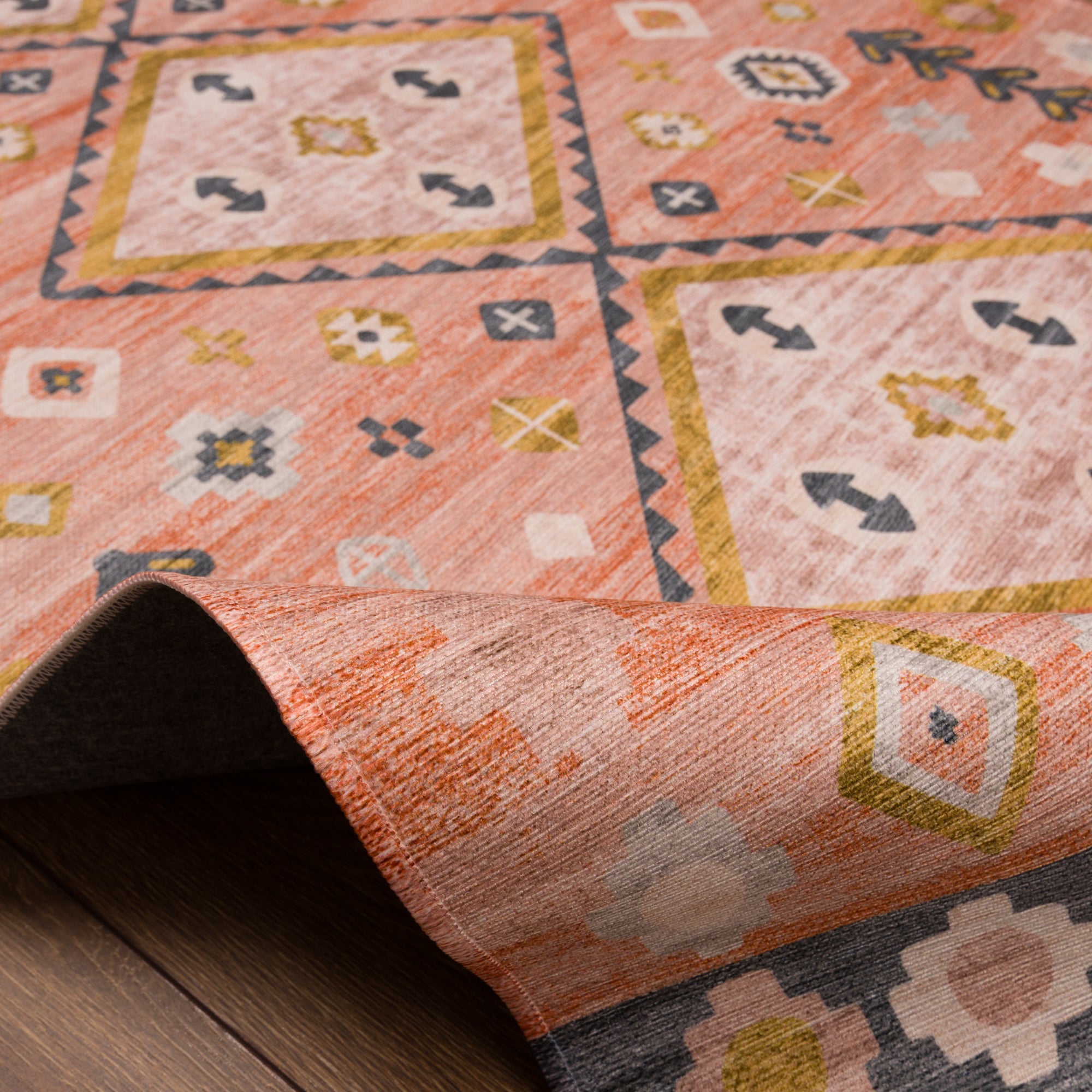 Amani Modern Boho Diamond Rug