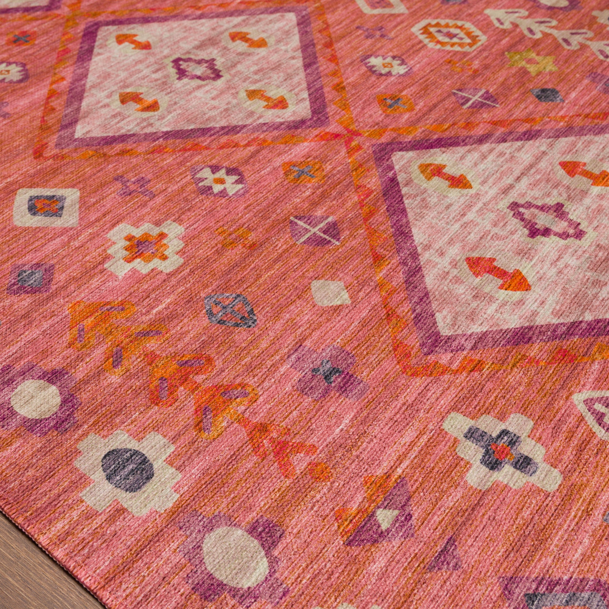 Amani Modern Boho Diamond Rug
