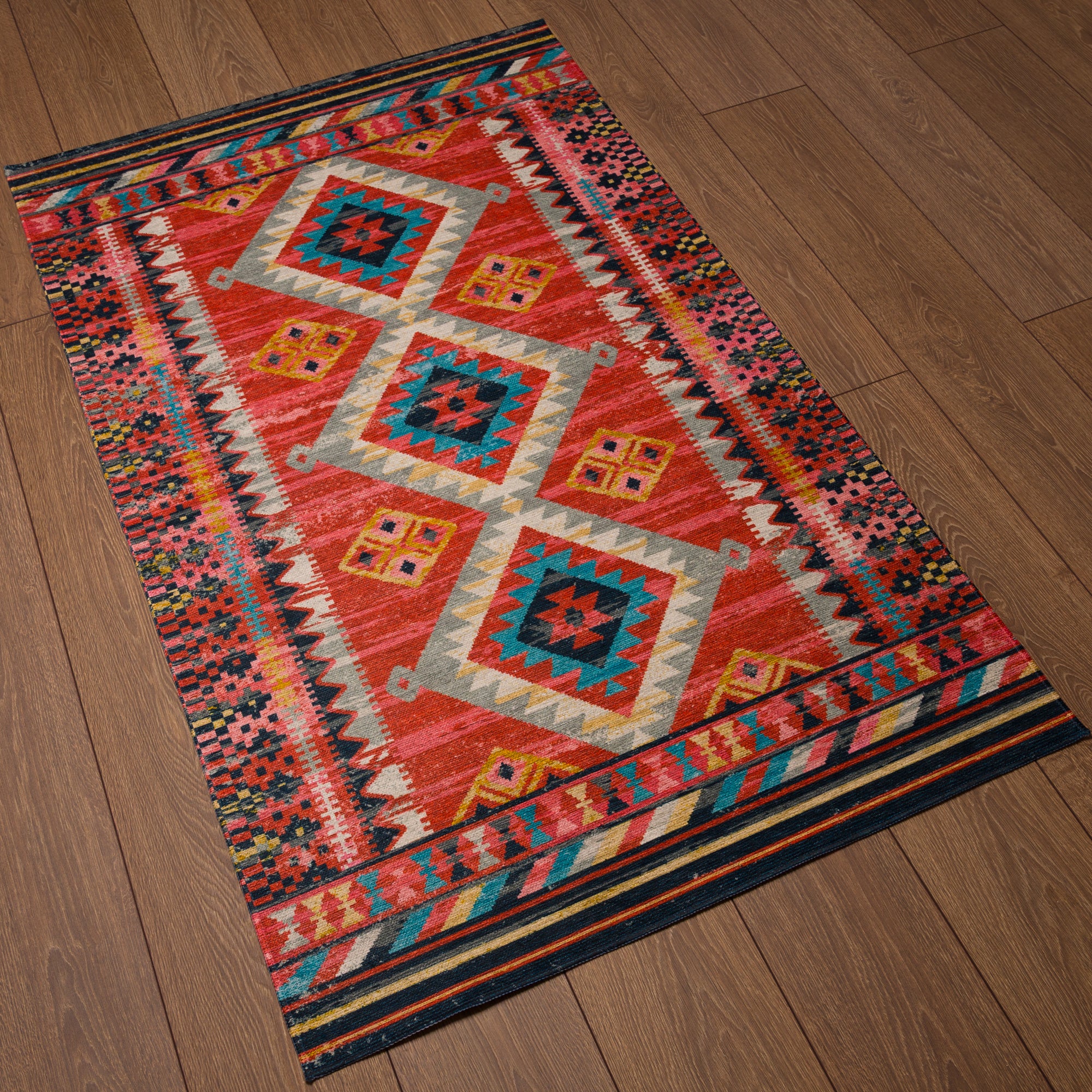 Suri Tribal Geometric Rug