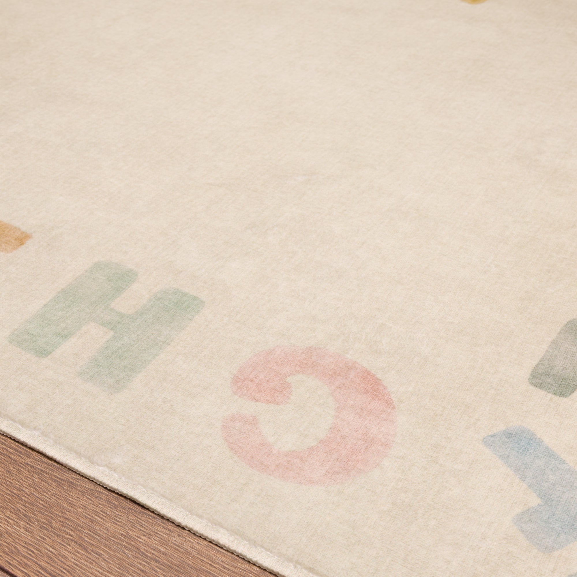 Izzy Alphabet Border Rug