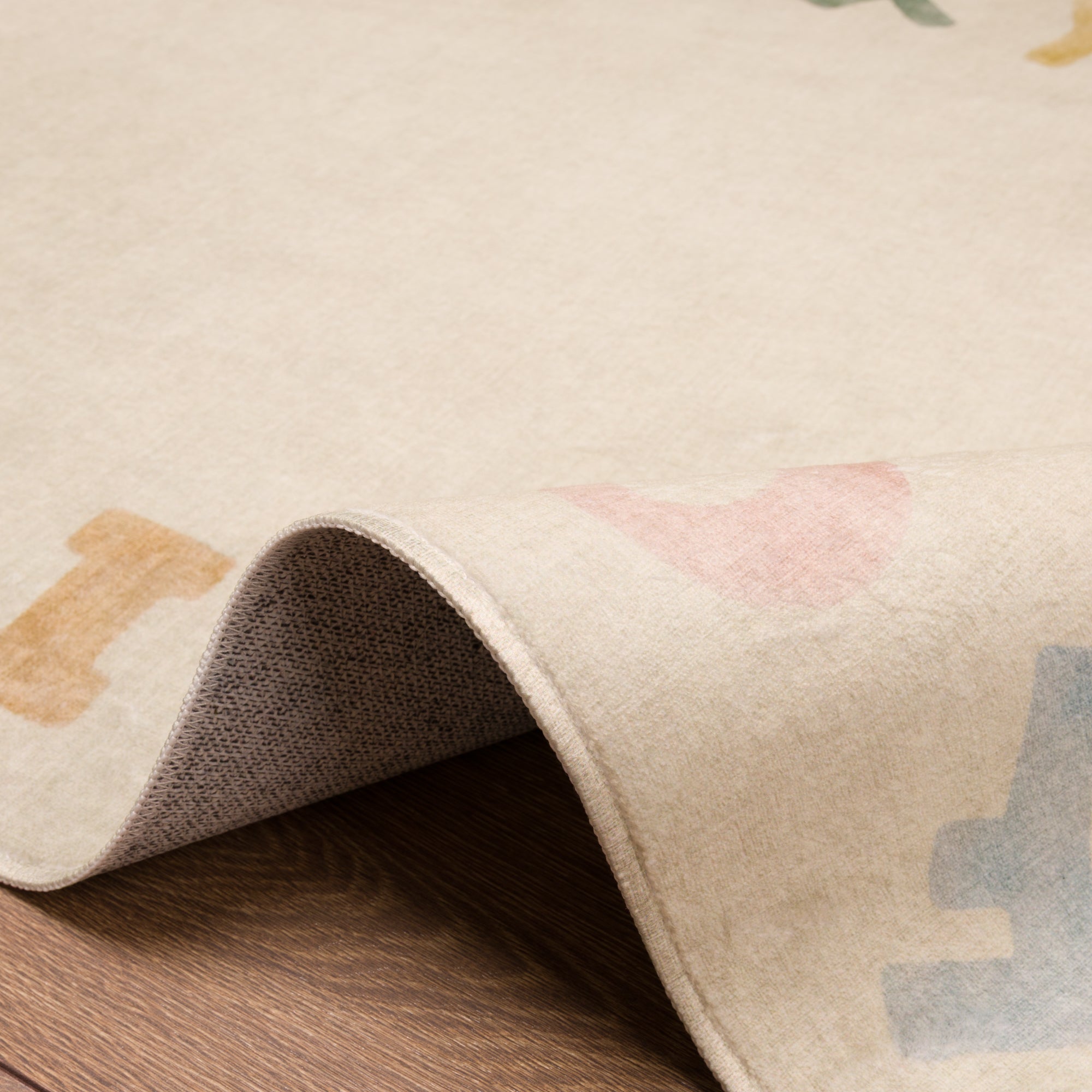 Izzy Alphabet Border Rug