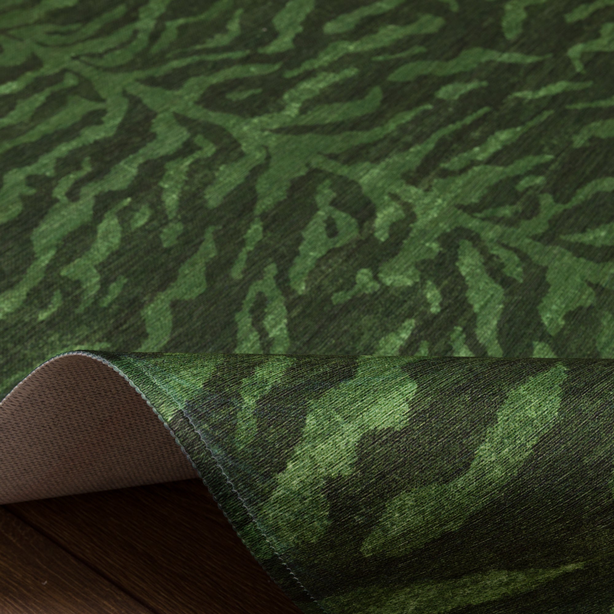 Ines Modern Tiger Print Rug