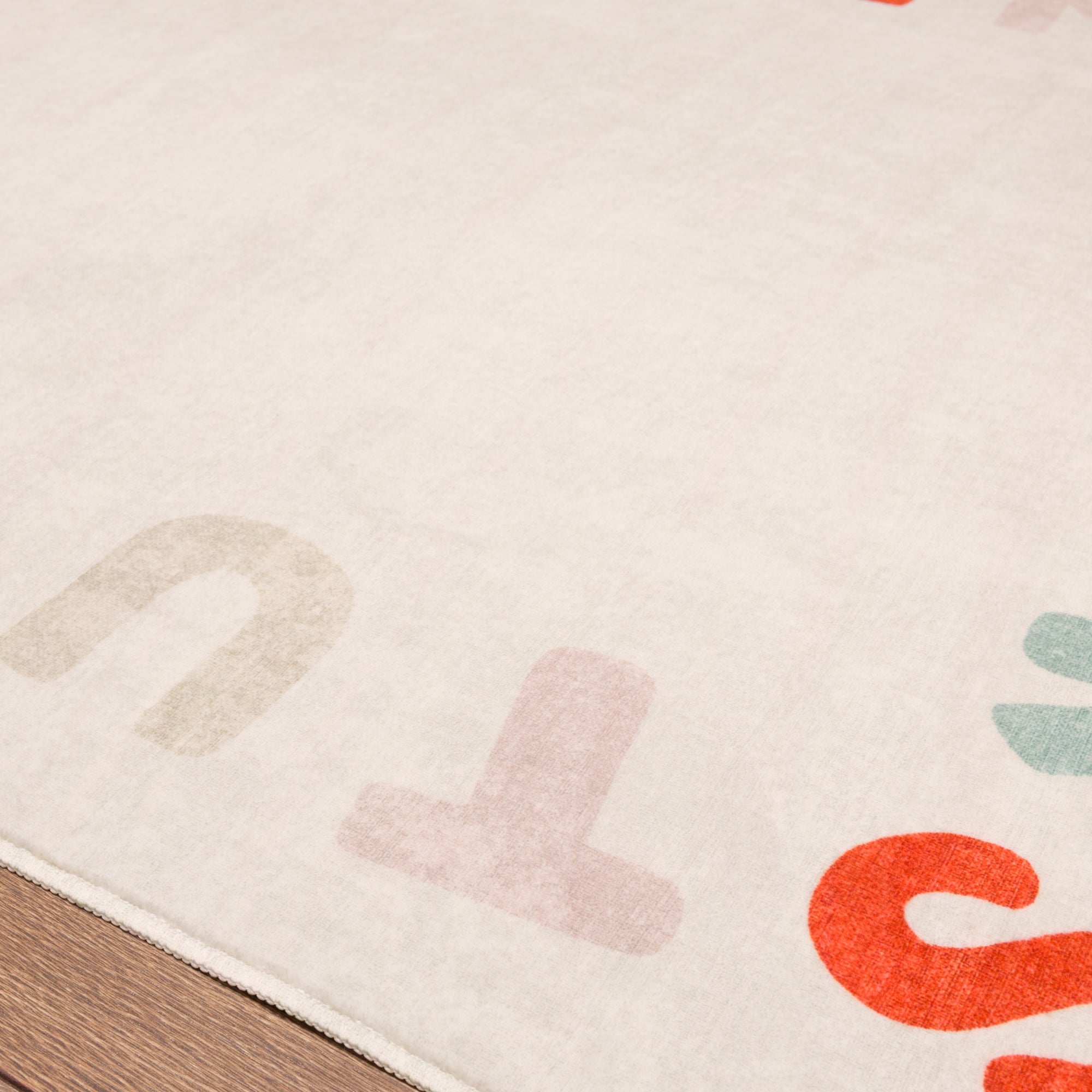 Izzy Alphabet Border Rug