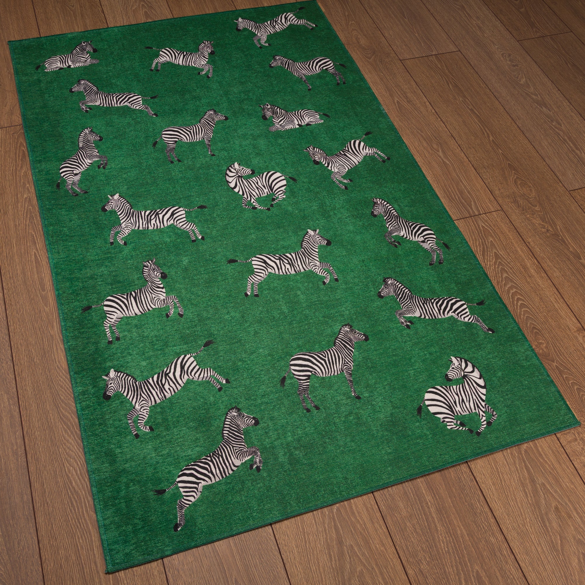 Riley Zebra Print Pattern Rug