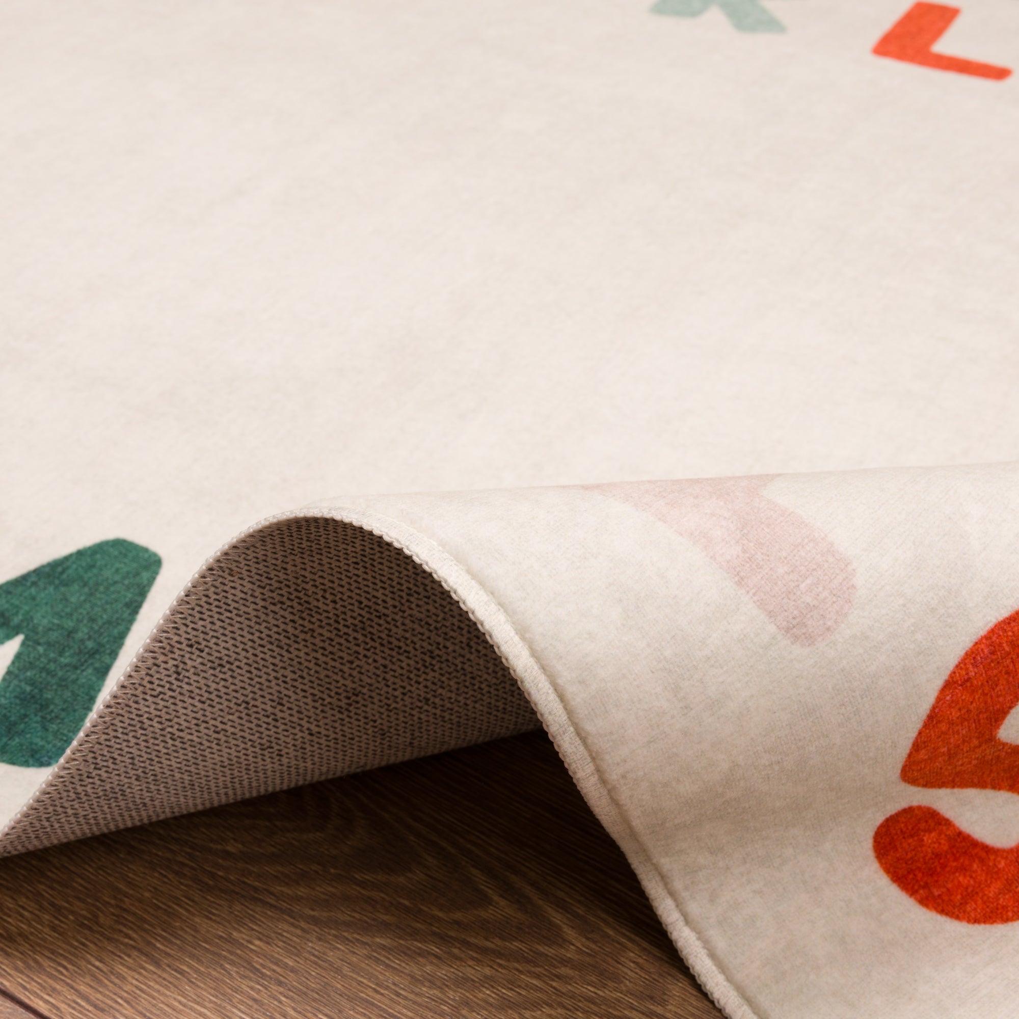 Izzy Alphabet Border Rug