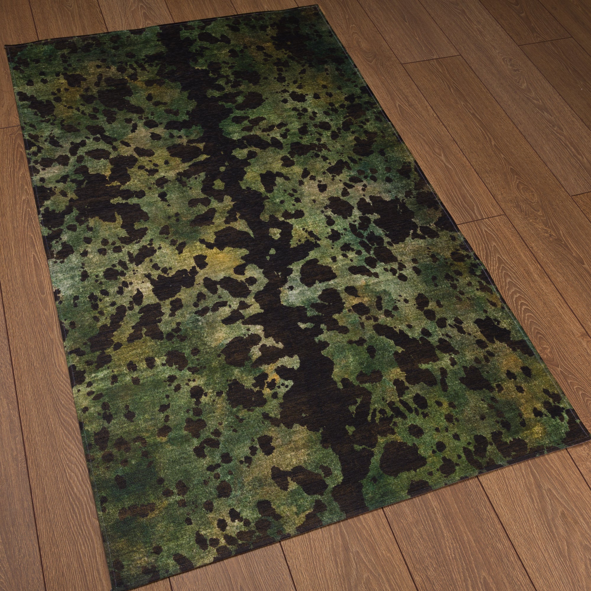 Veda Alfombra con estampado animal desgastado
