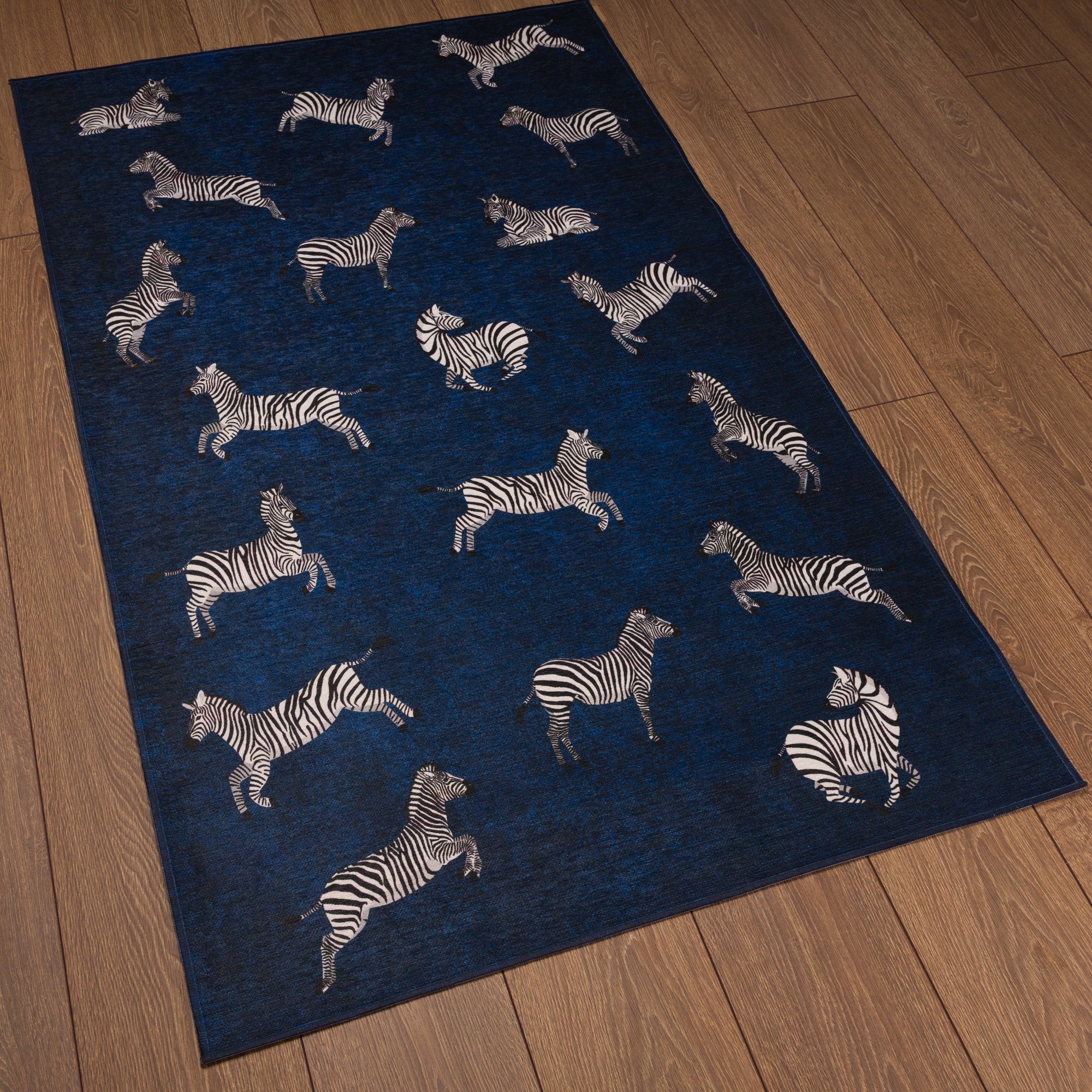 Riley Zebra Print Pattern Rug