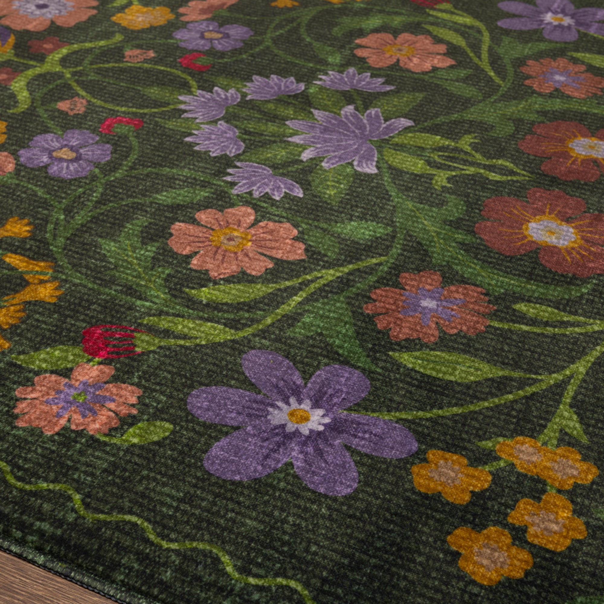 Camille Ботанически цветен килим
