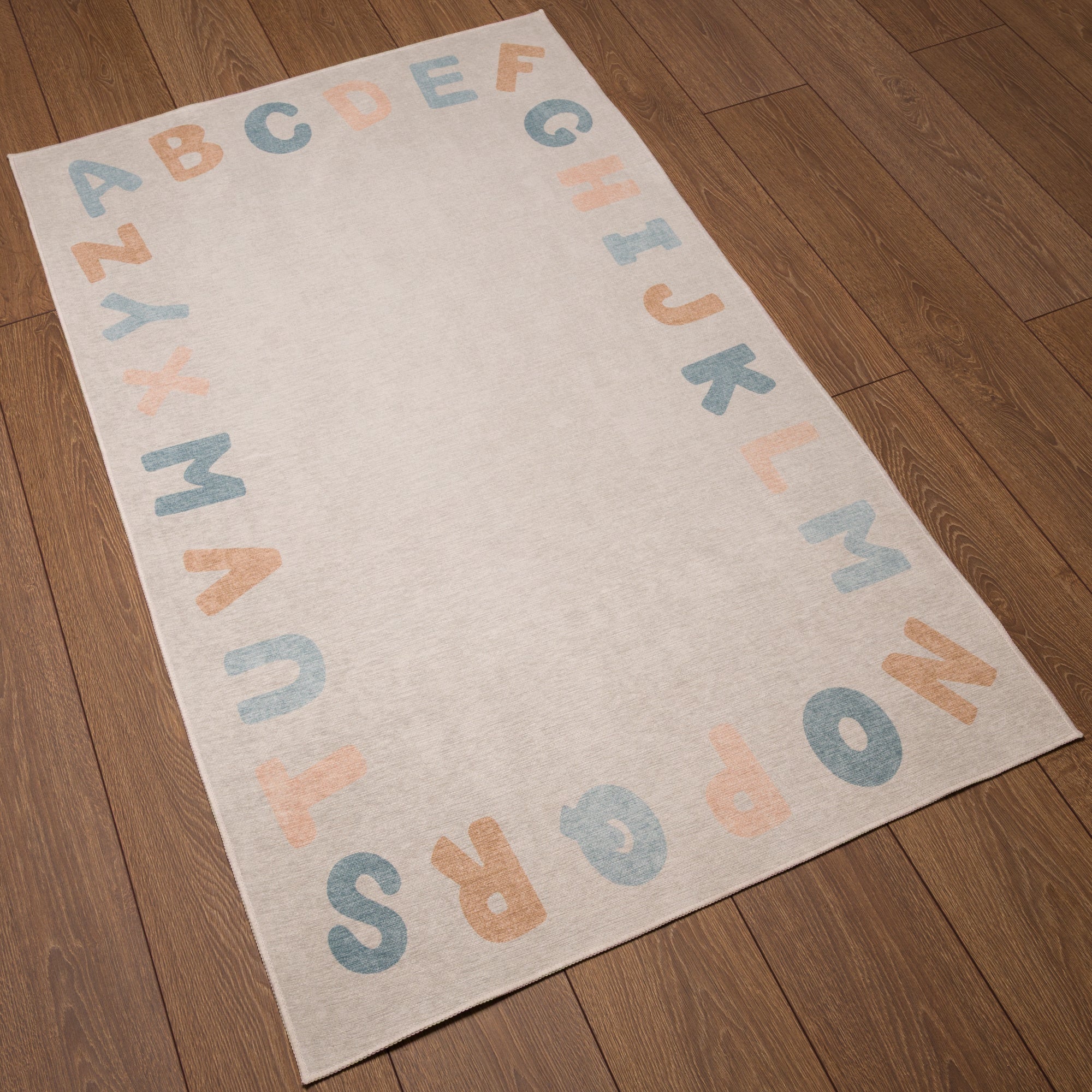 Izzy Alphabet Border Rug