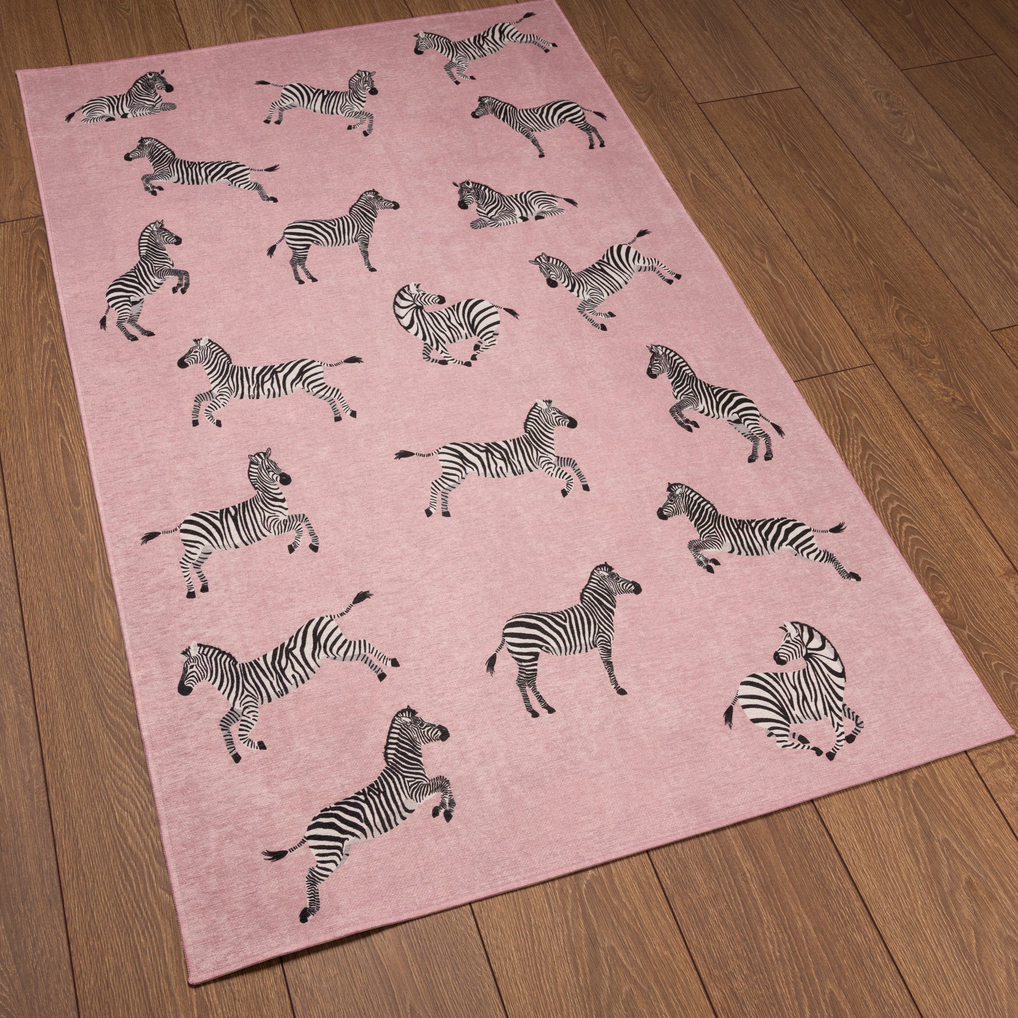 Riley Zebra Print Pattern Rug