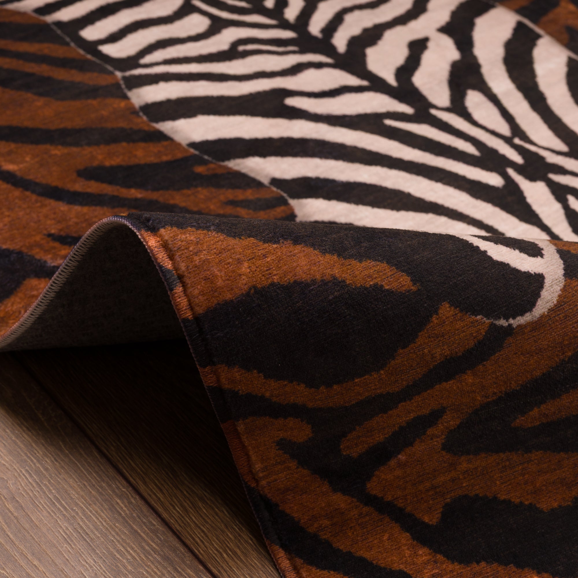 Shaye Modern Zebrapatroon Vloerkleed