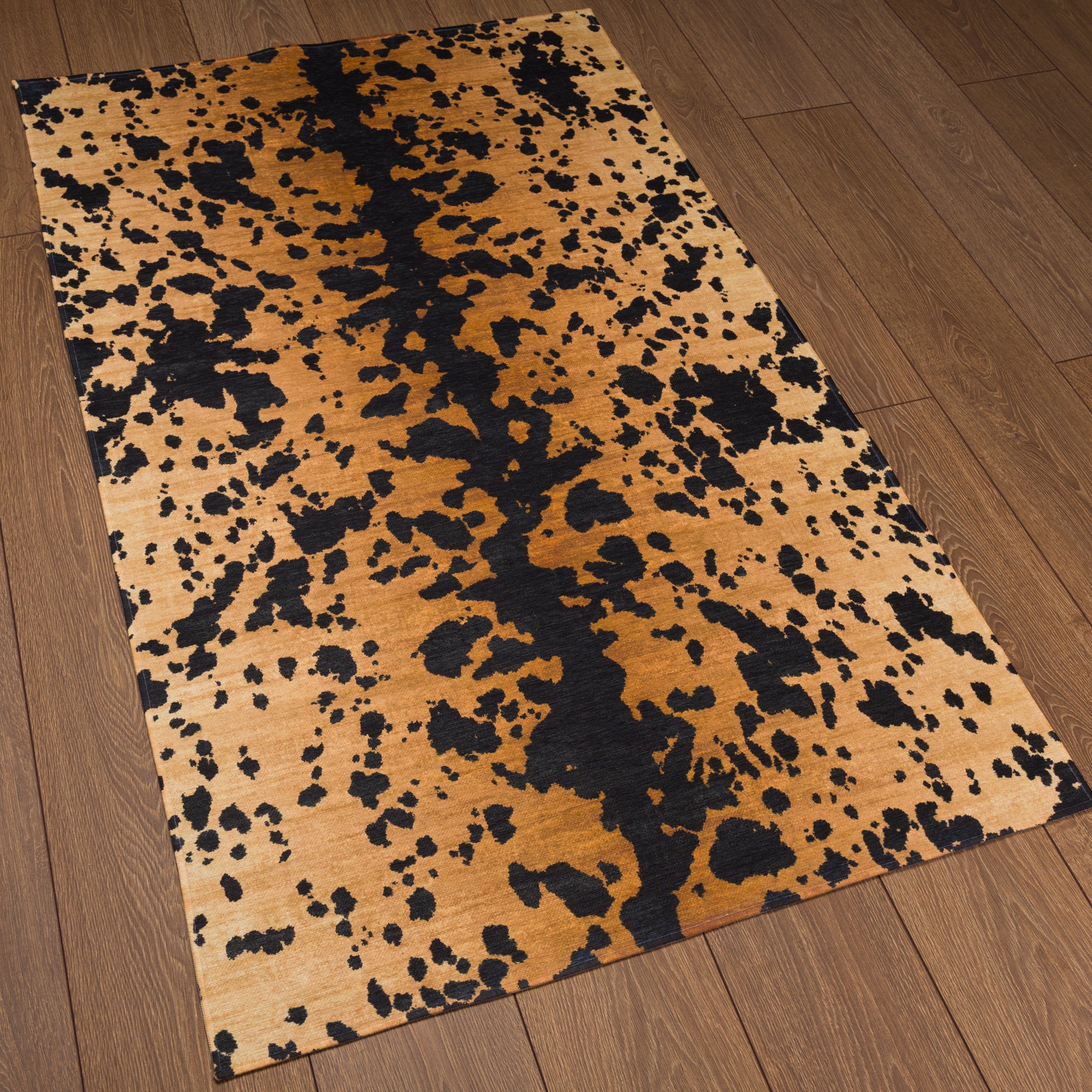 Veda Alfombra con estampado animal desgastado