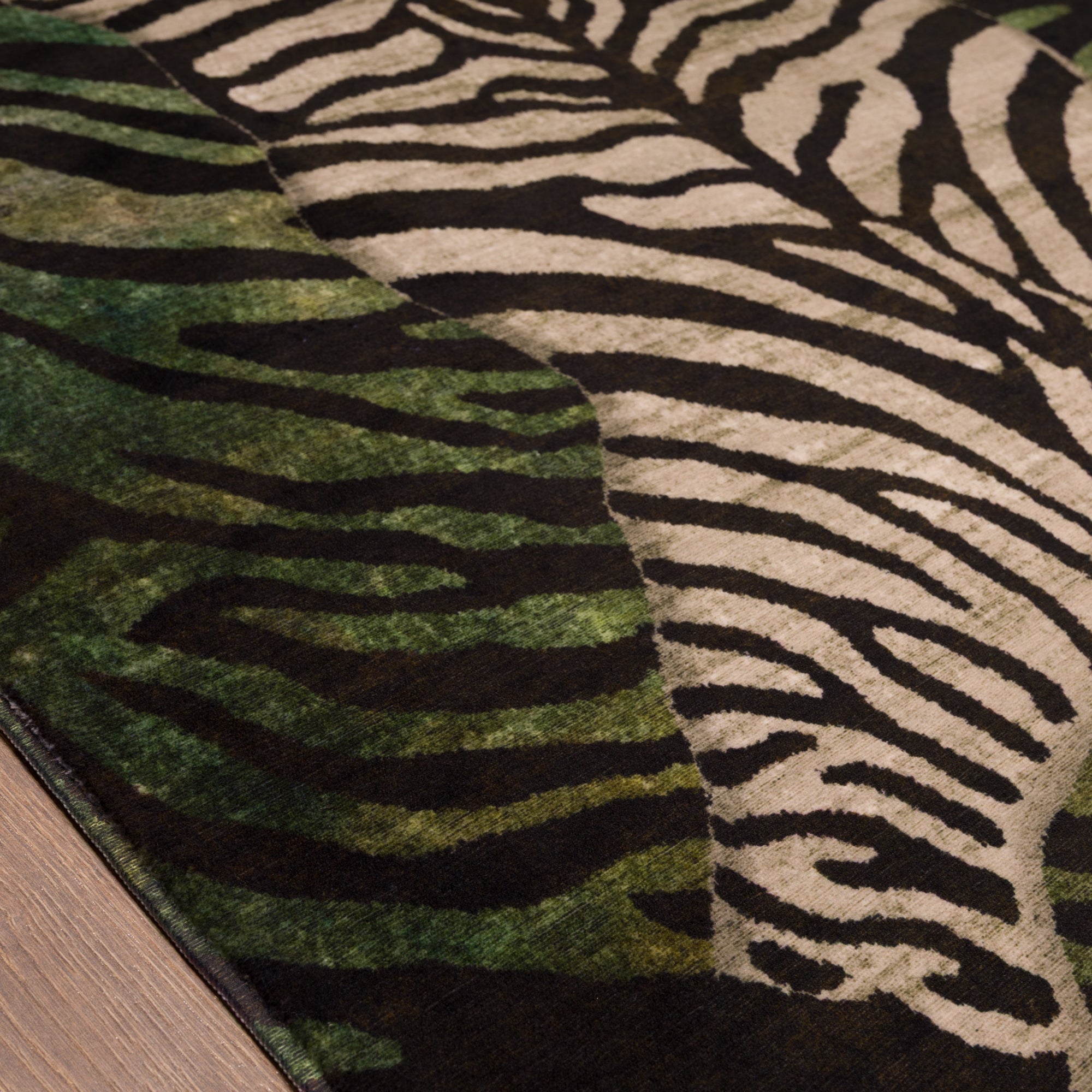 Shaye Modern Zebrapatroon Vloerkleed