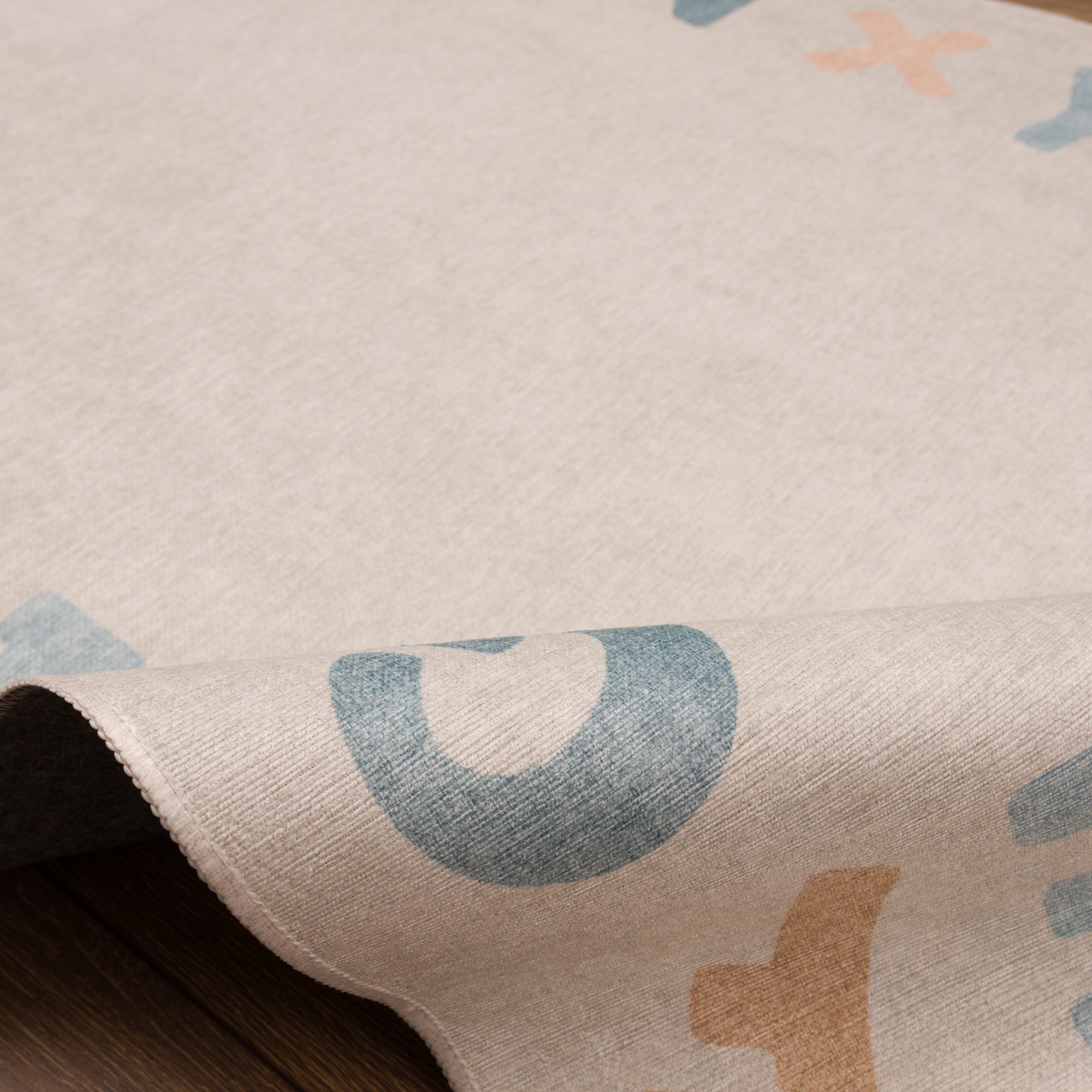 Izzy Alphabet Border Rug