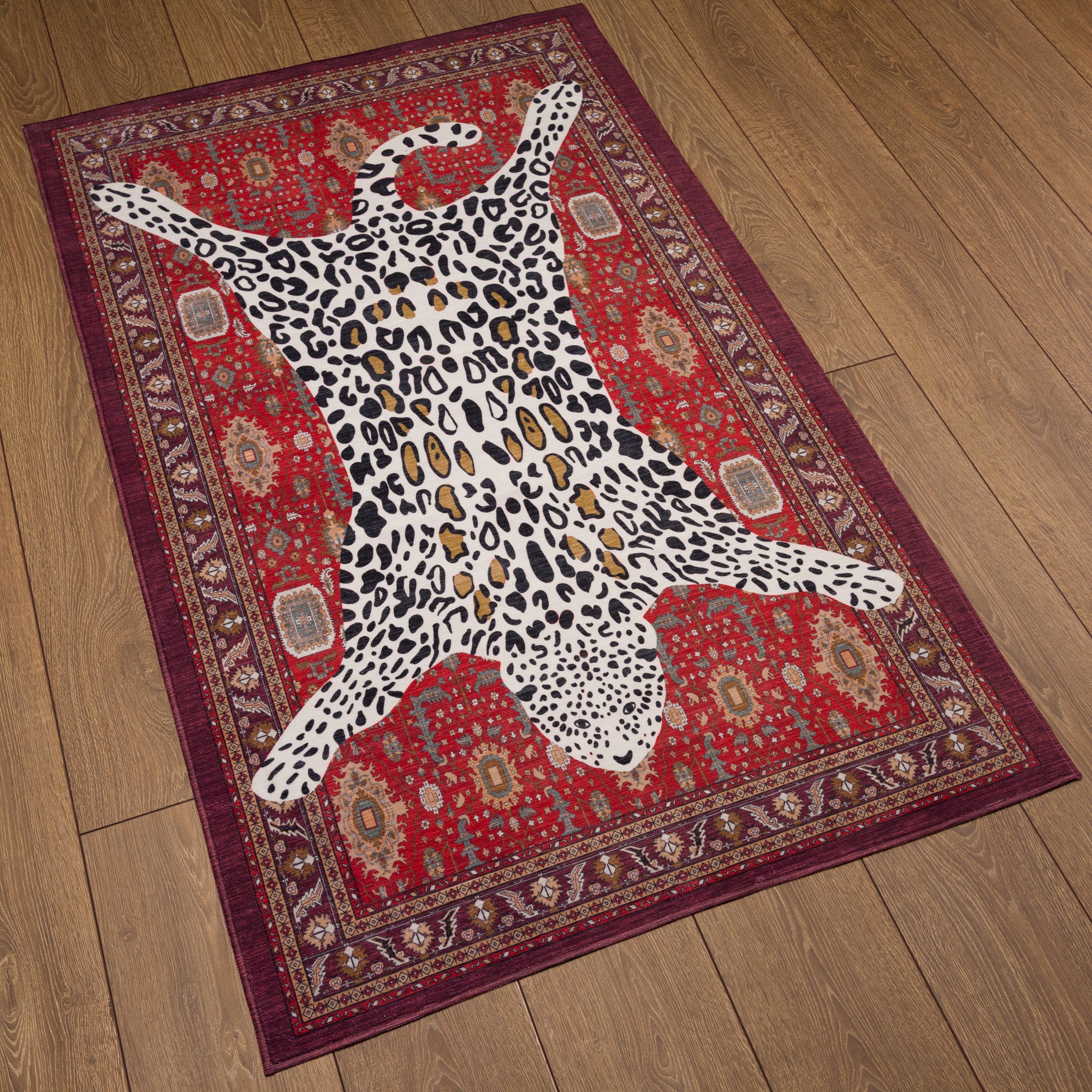 Zev Leopard Animal Print Rug
