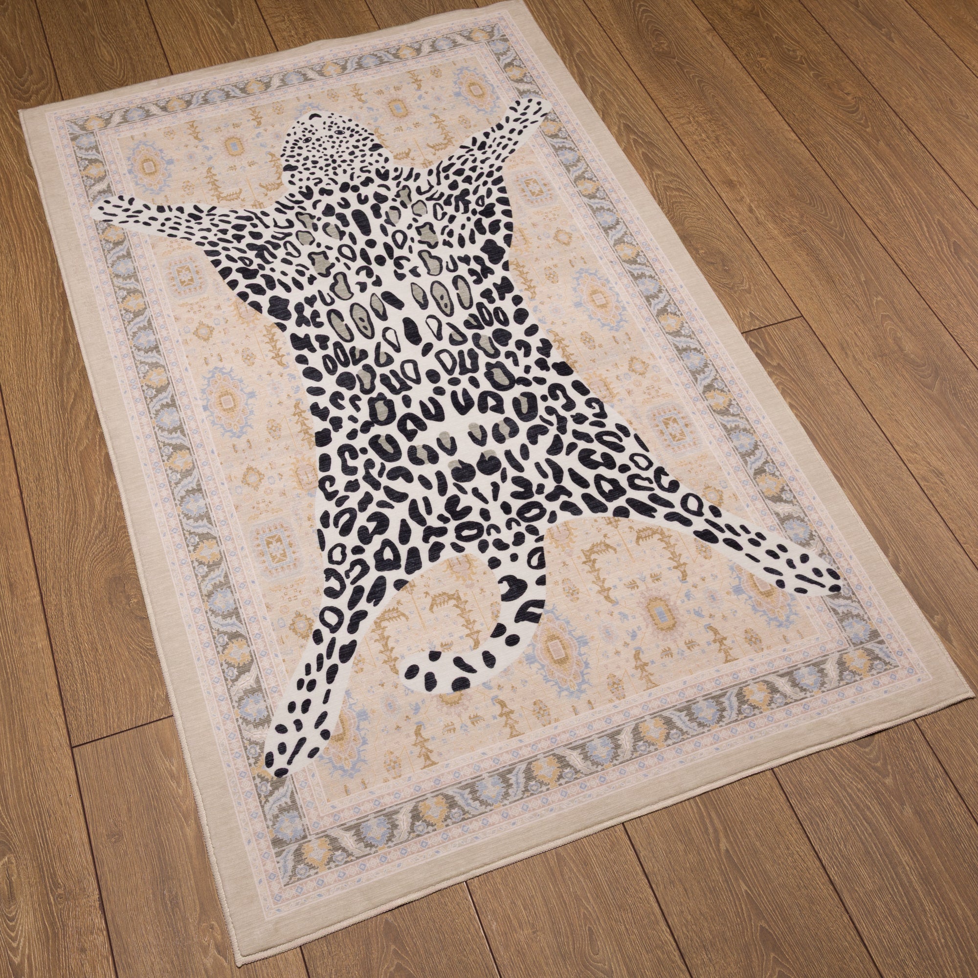 Zev Leopard Animal Print Rug